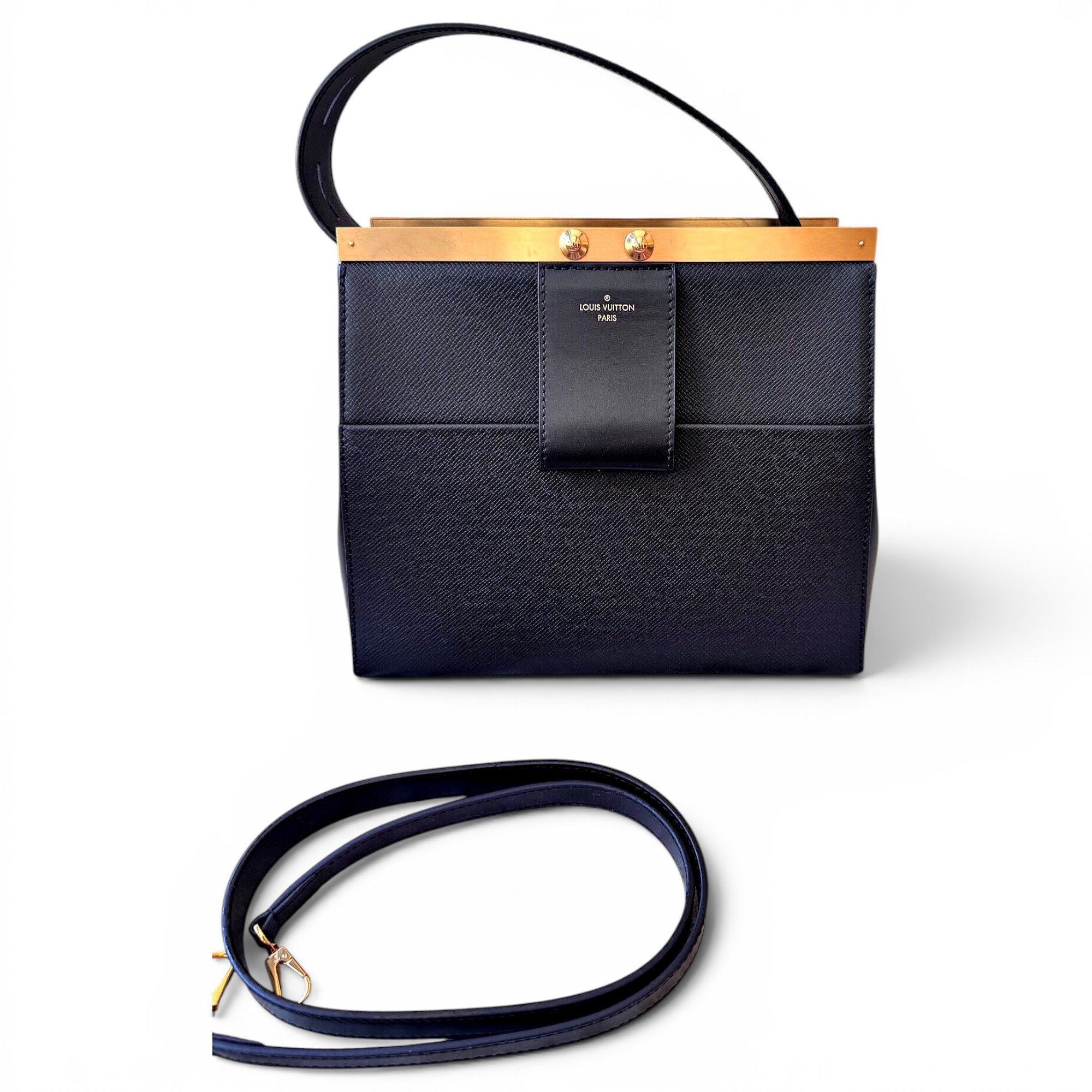 City Frame leather handbag