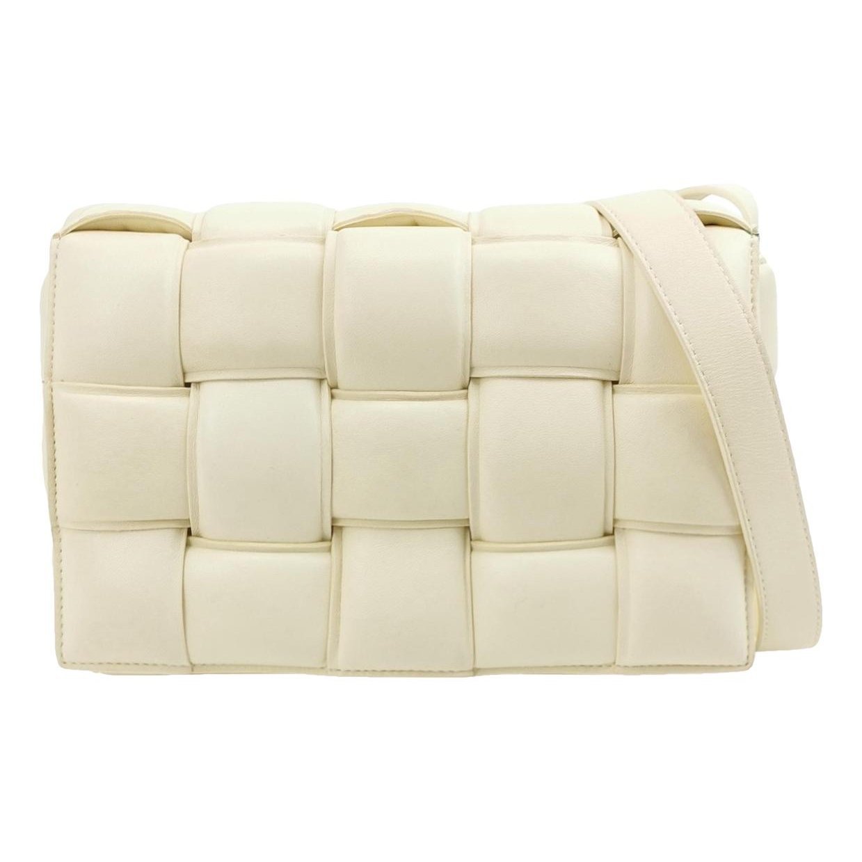 Cassette leather handbag