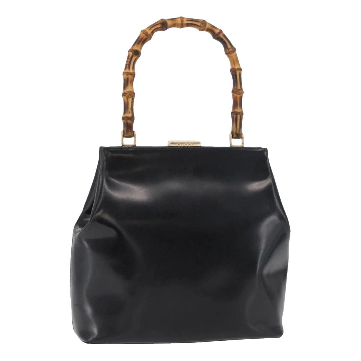 Patent leather handbag