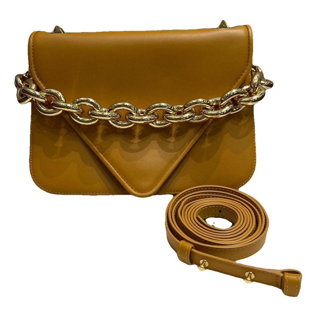 Mount leather crossbody bag