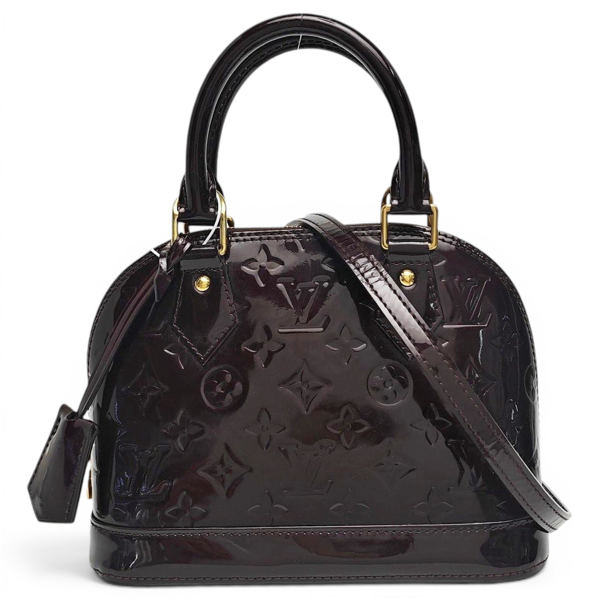 Alma patent leather handbag