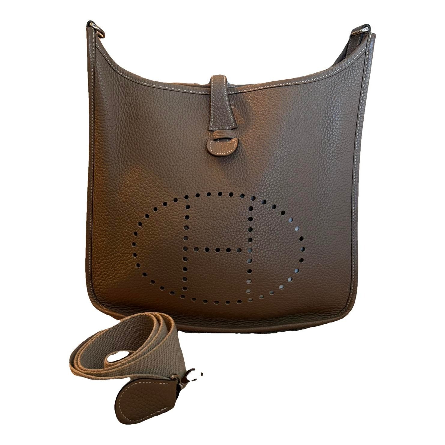 Hermes Evelyne Handbag Natural