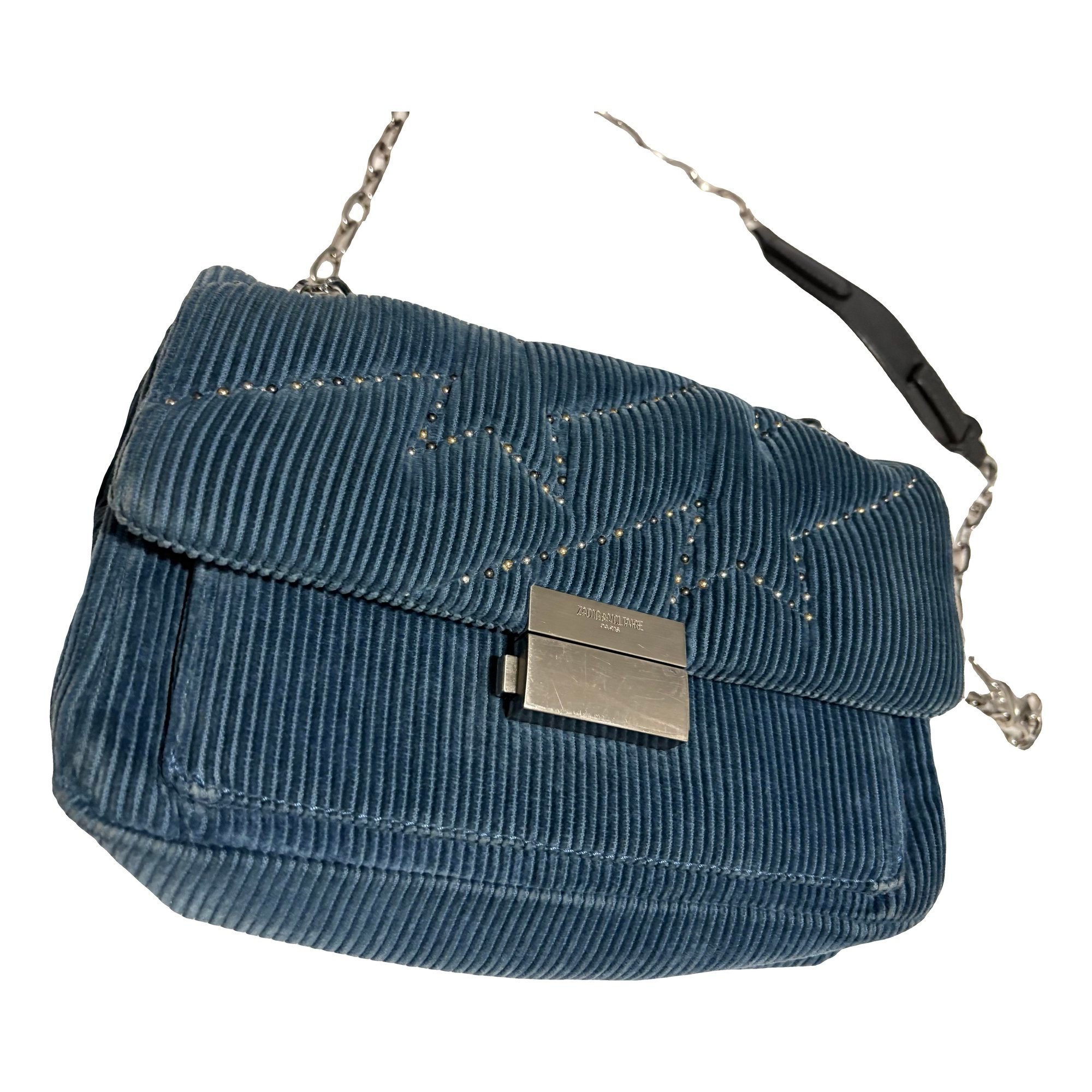 Zadig & Voltaire Ziggy XL velvet crossbody bag