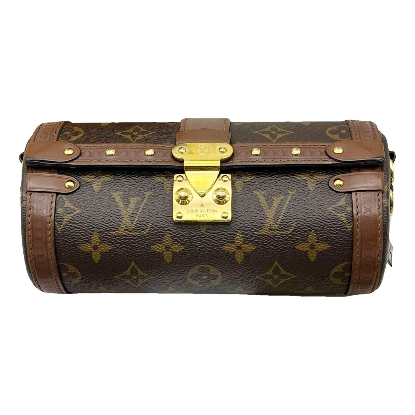 Papillon Trunk leather handbag