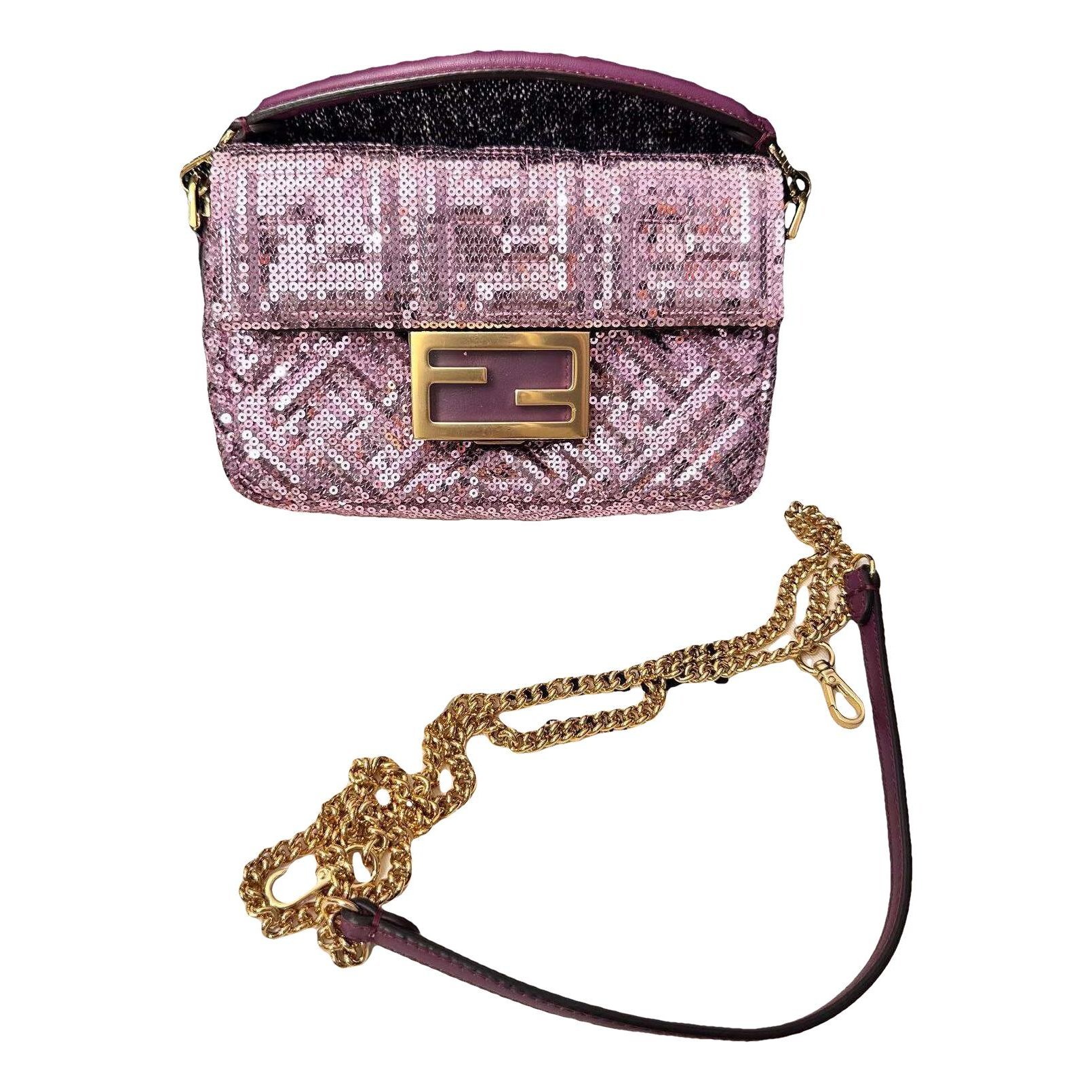 Baguette leather handbag