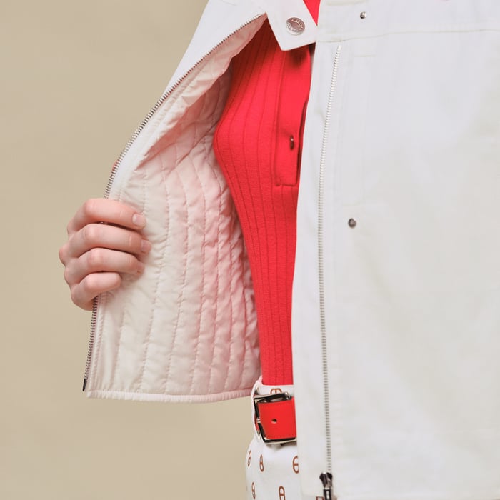Blanc Cassé Cotton Twill Jacket