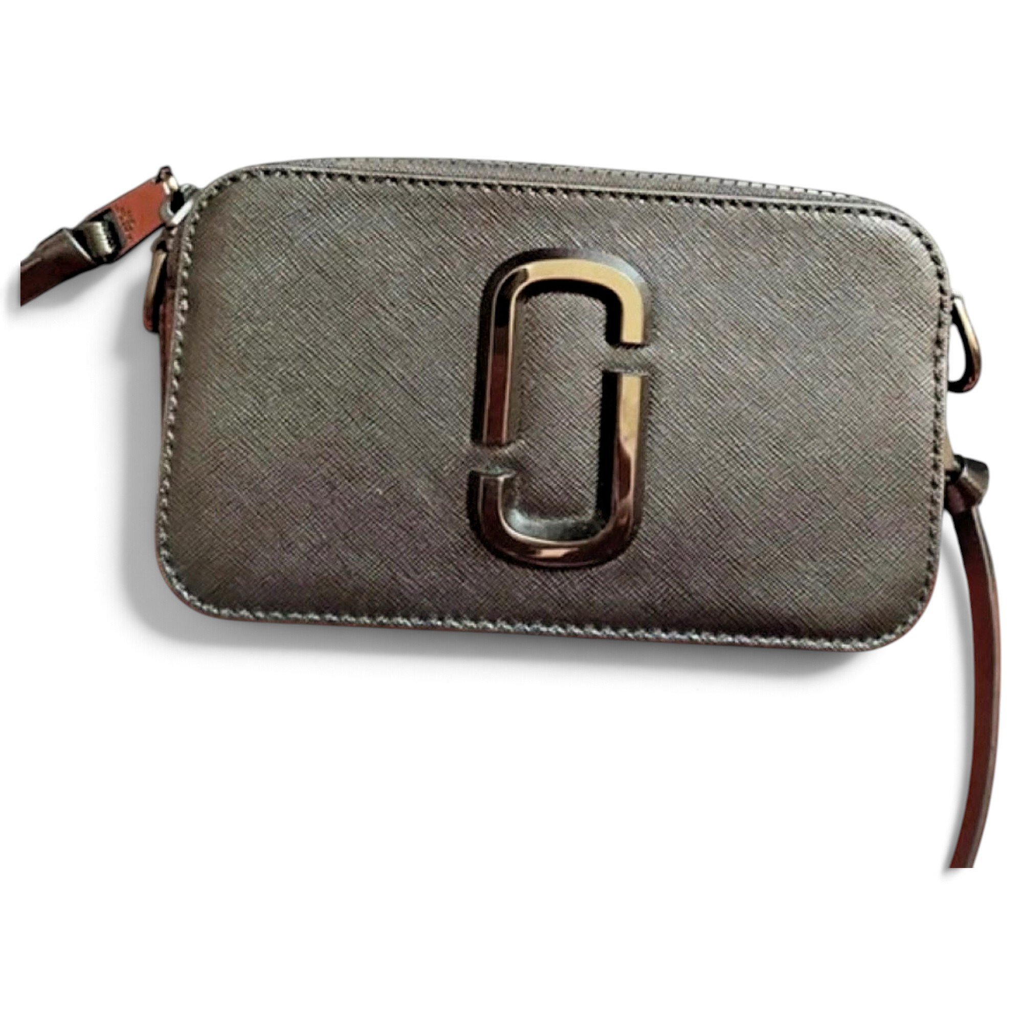 Snapshot leather crossbody bag