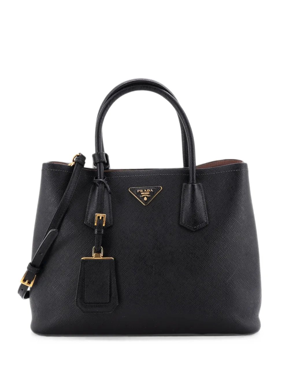 Cuir Double Saffiano Leather Medium tote bag