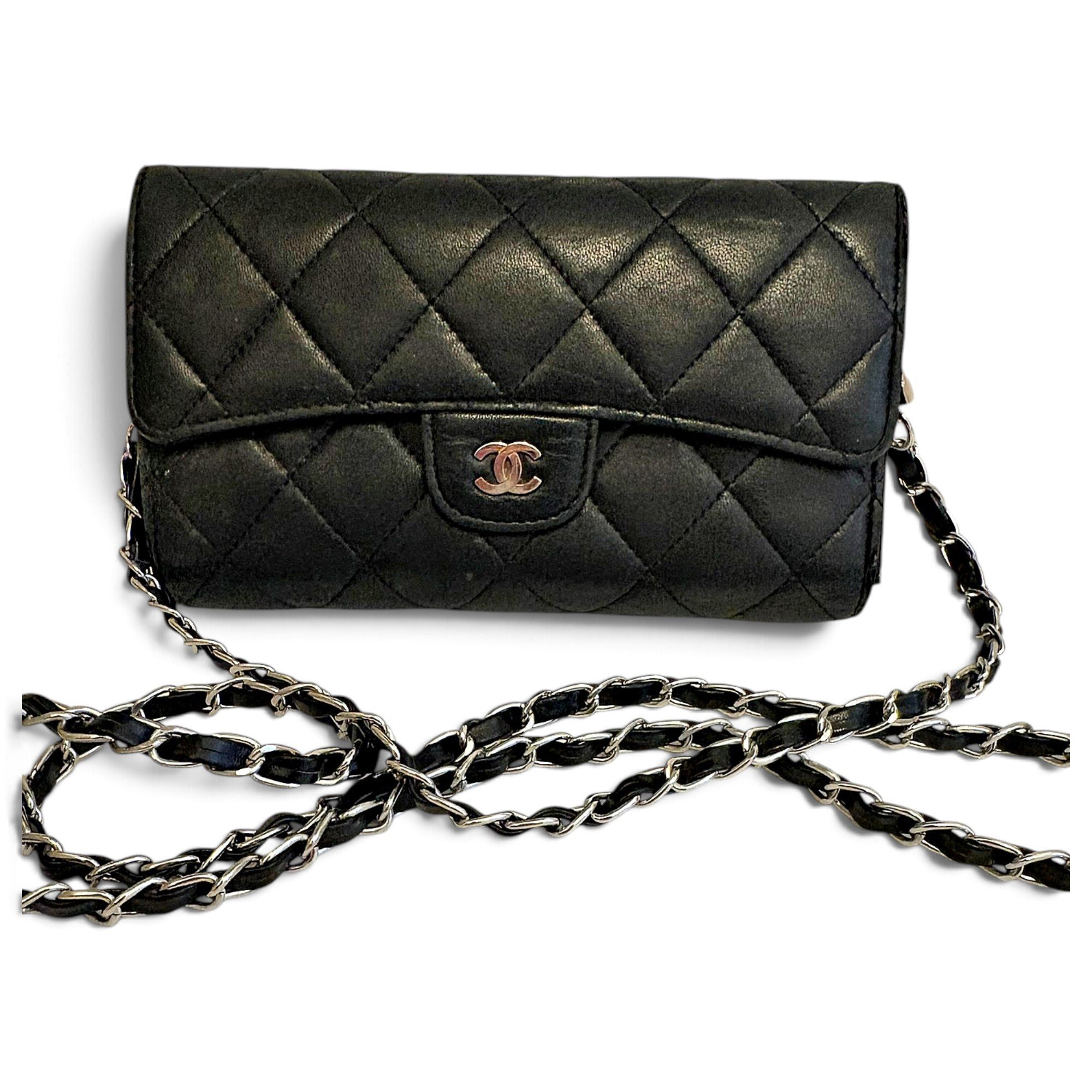 Timeless/Classique leather clutch bag