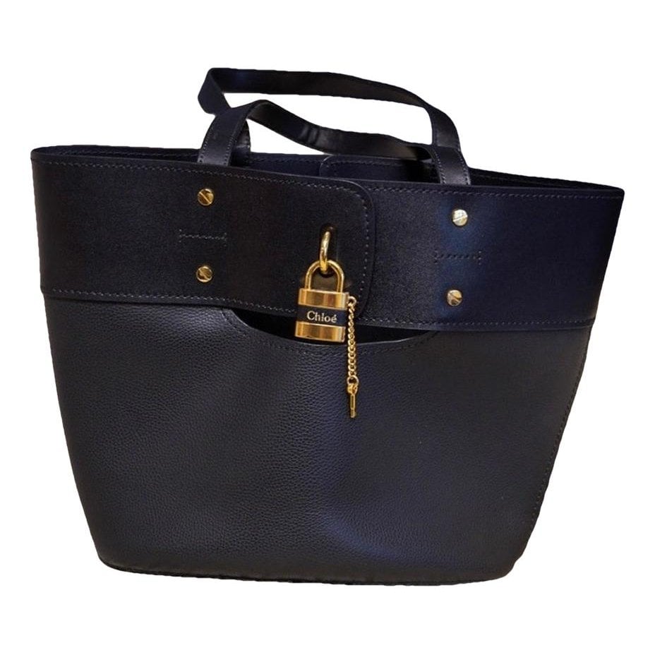 Leather tote
