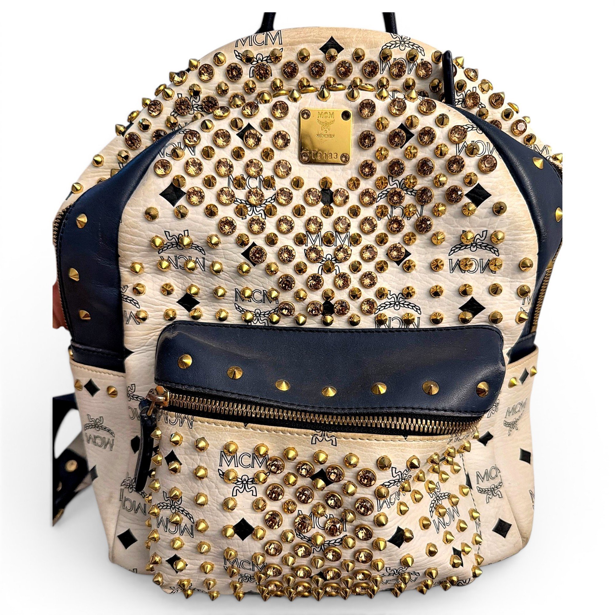 Stark leather backpack