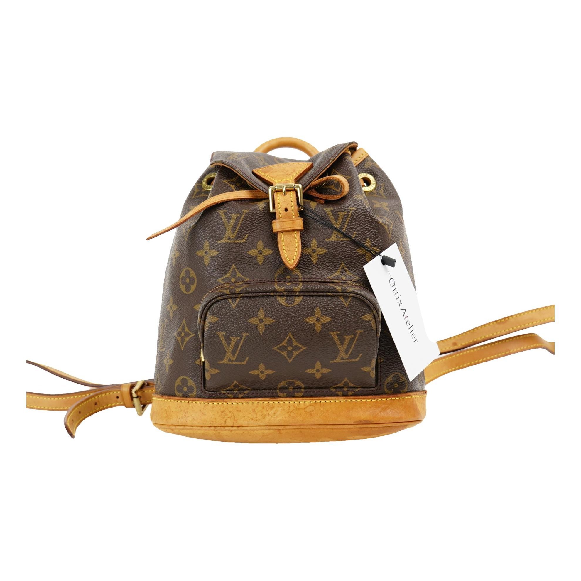 Louis Vuitton Montsouris Vintage leather backpack