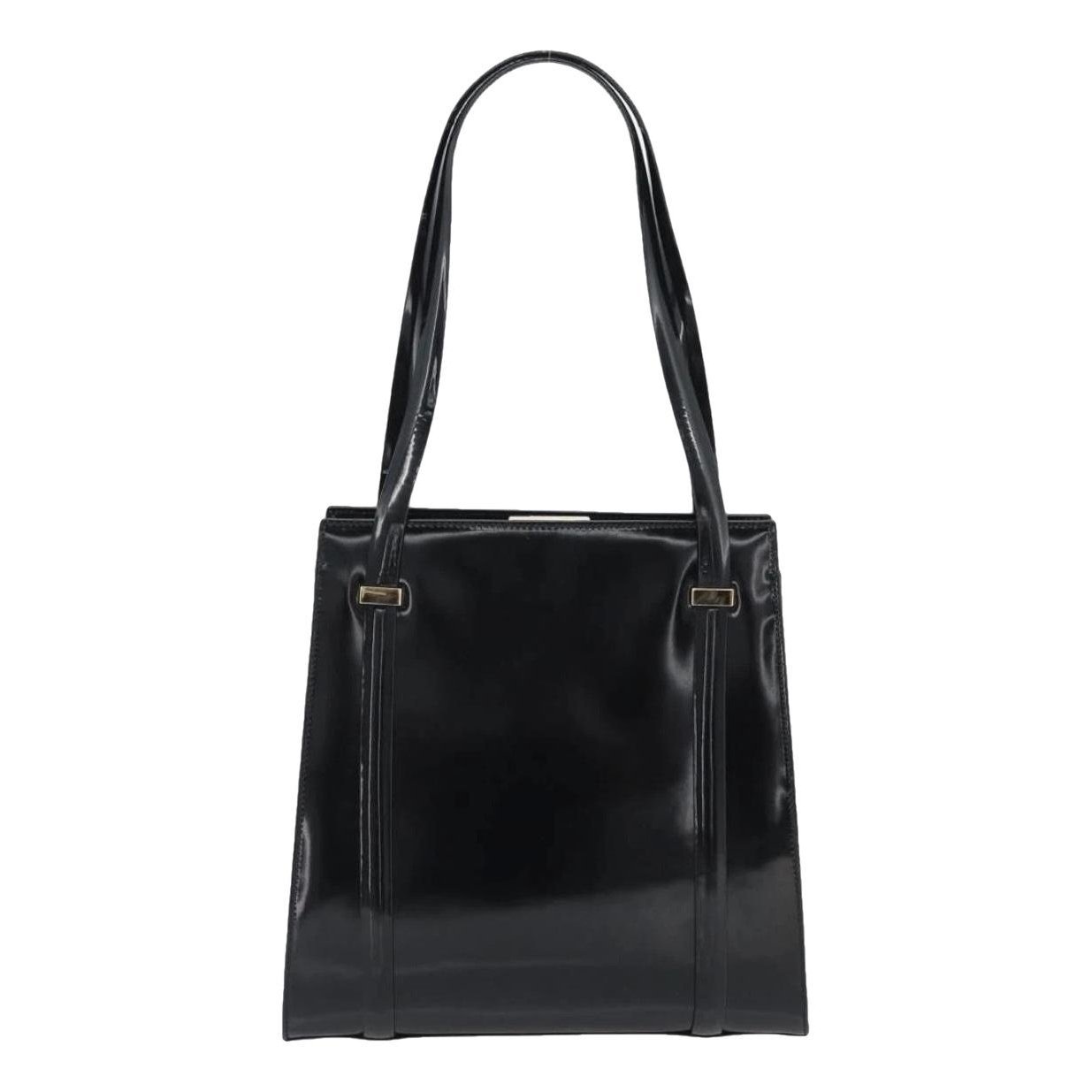 Patent leather handbag