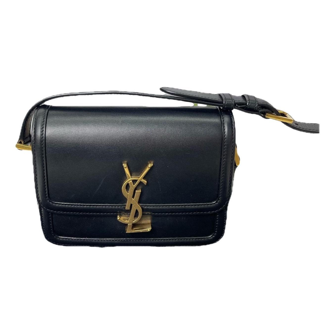 Solférino leather handbag