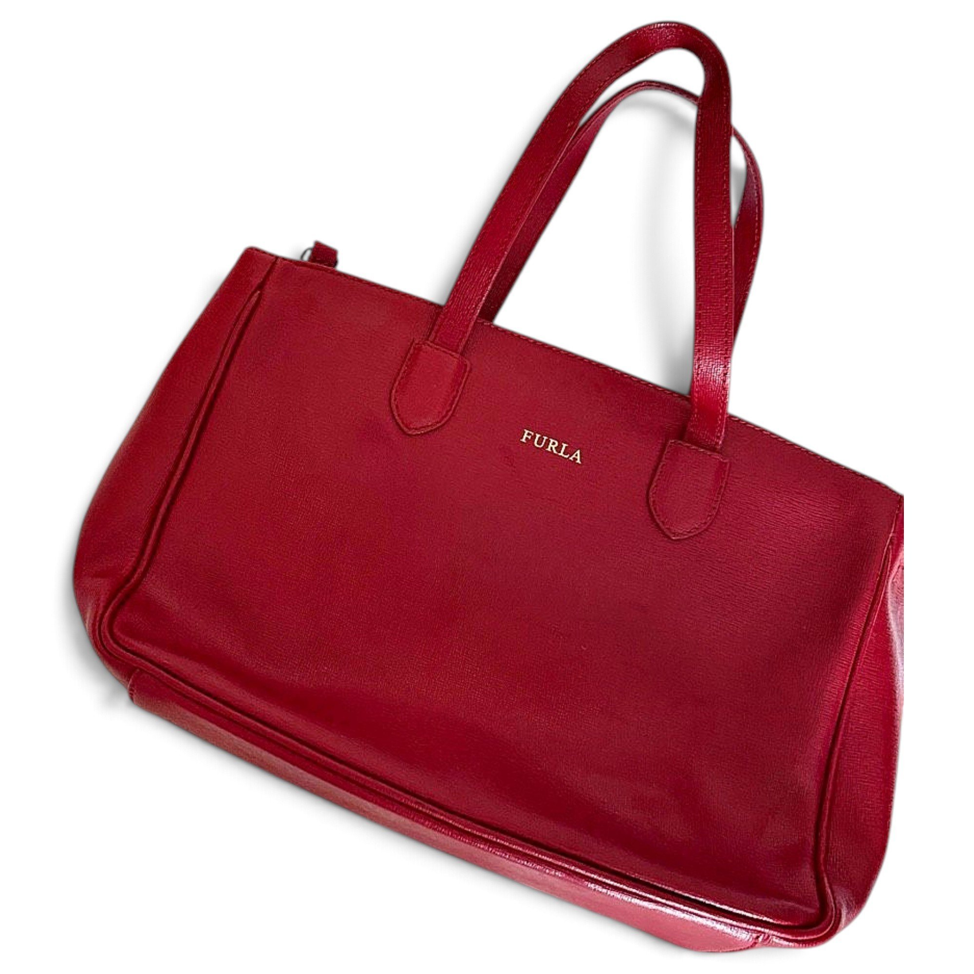 Leather tote