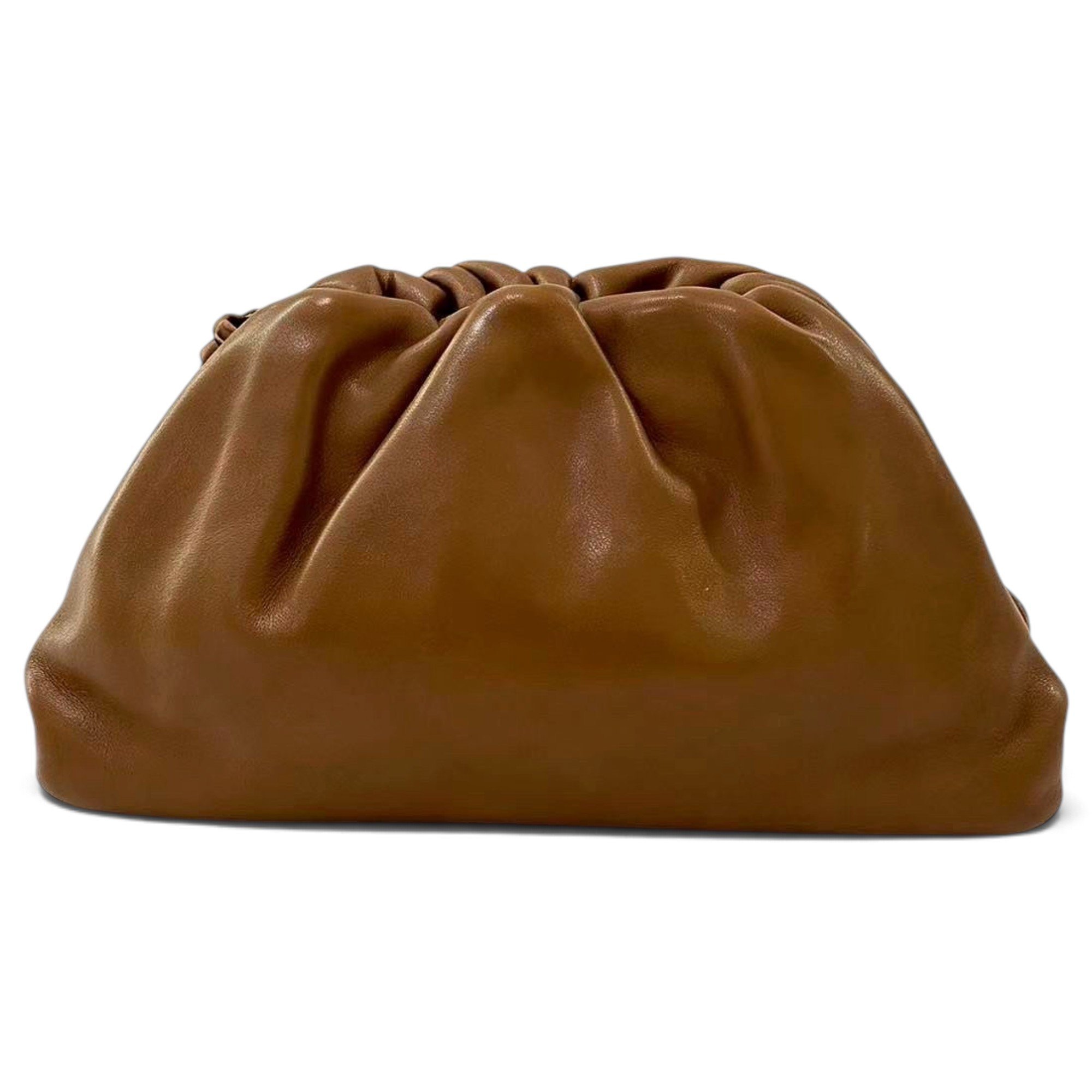 Pouch leather crossbody bag