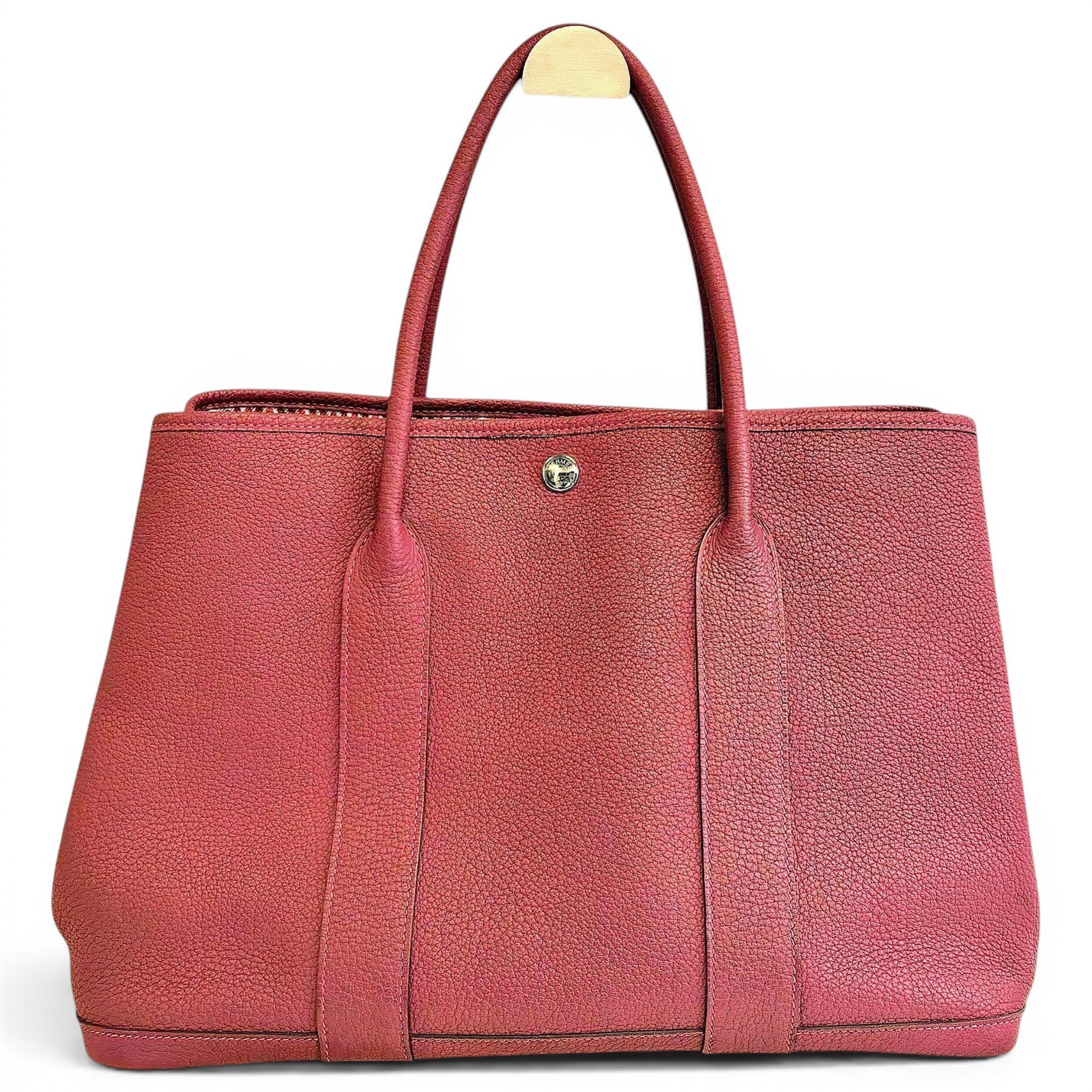 Garden Party leather handbag