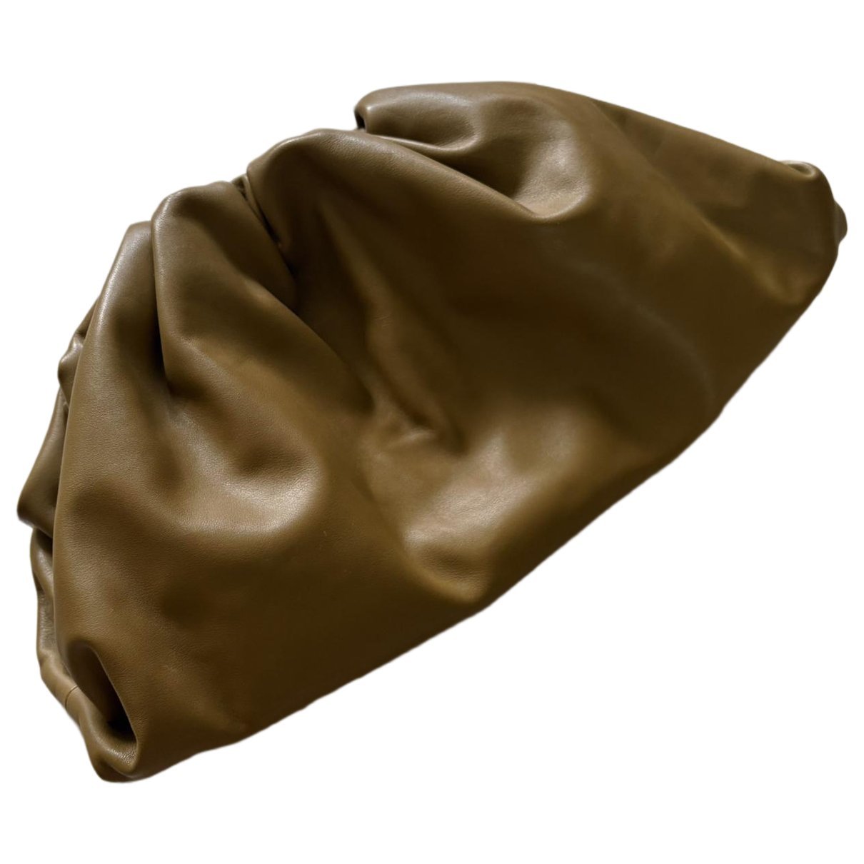 Pouch leather clutch bag