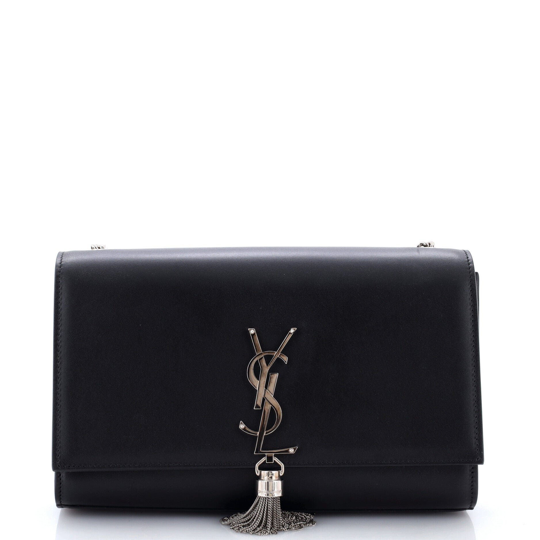 Classic Monogram Tassel Crossbody Bag Leather Medium