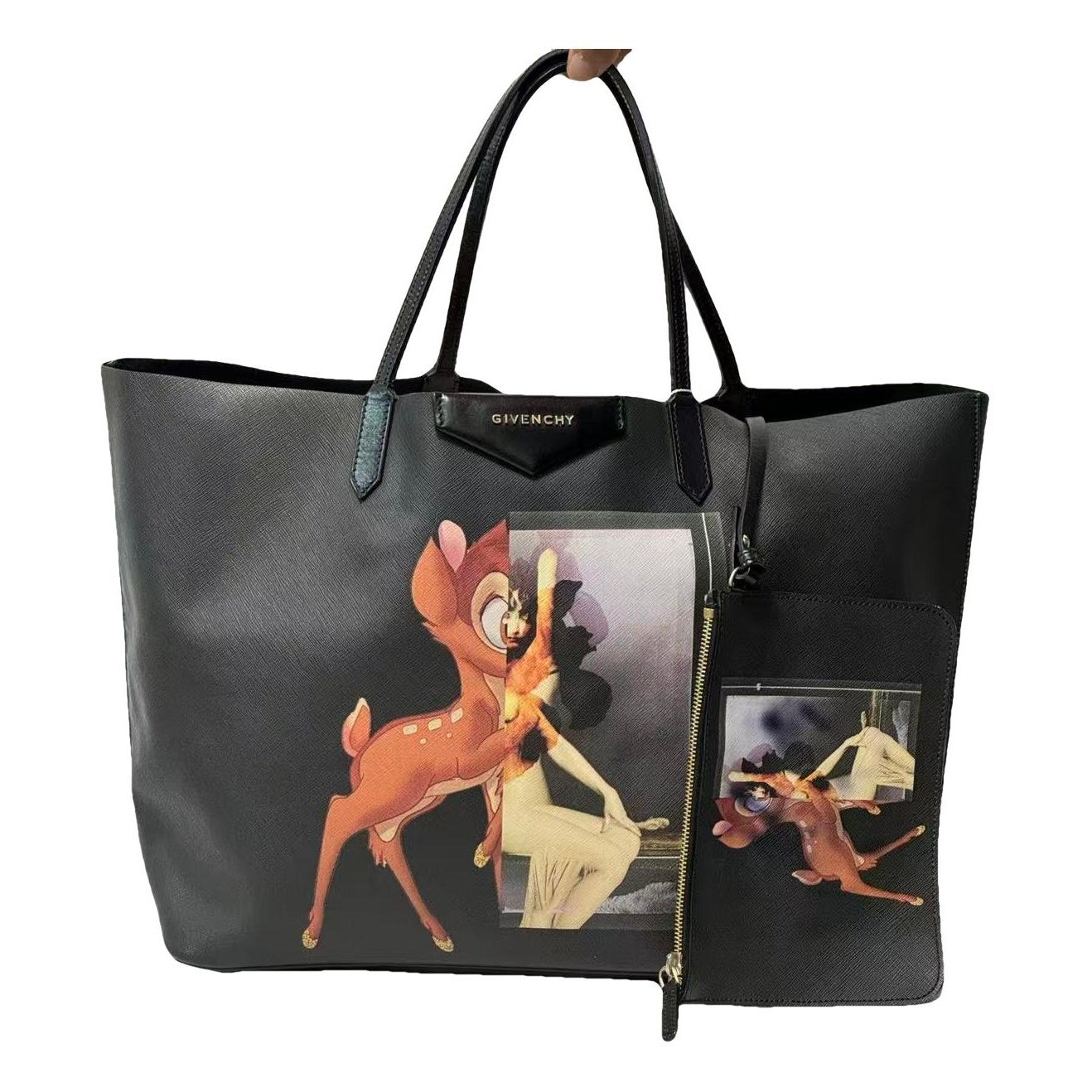 G Tote leather tote