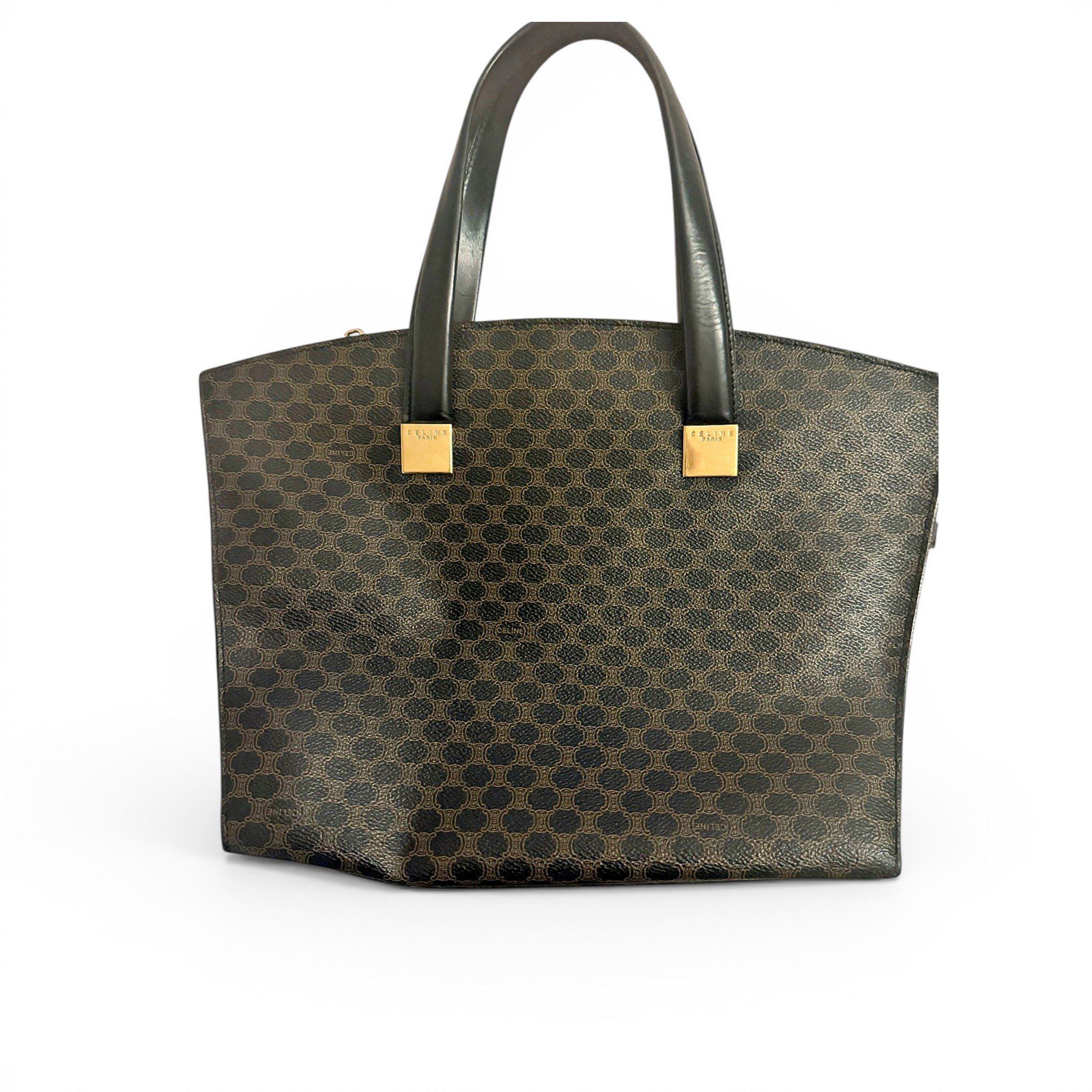 Cabas Horizotal leather tote