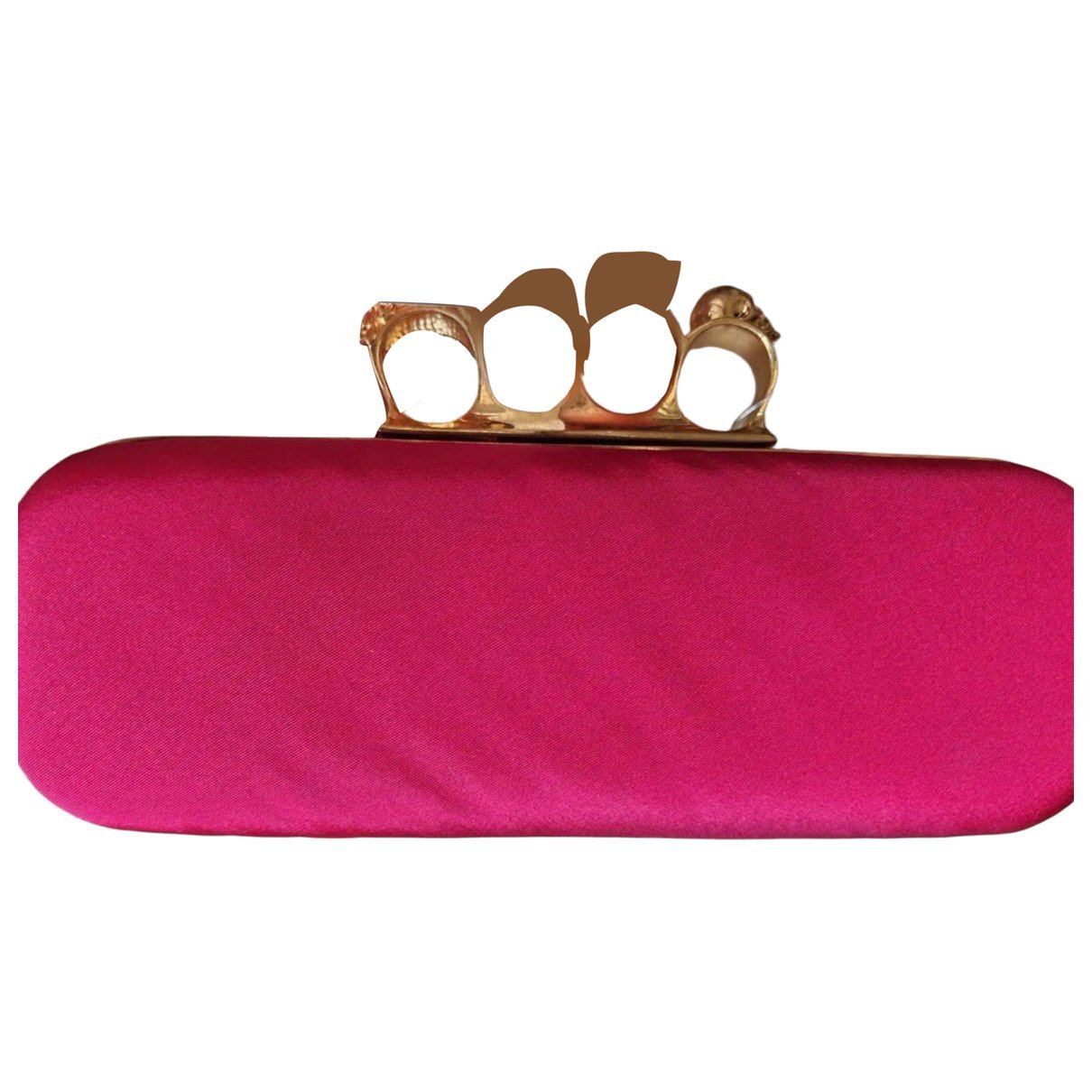 Skull cloth clutch bag