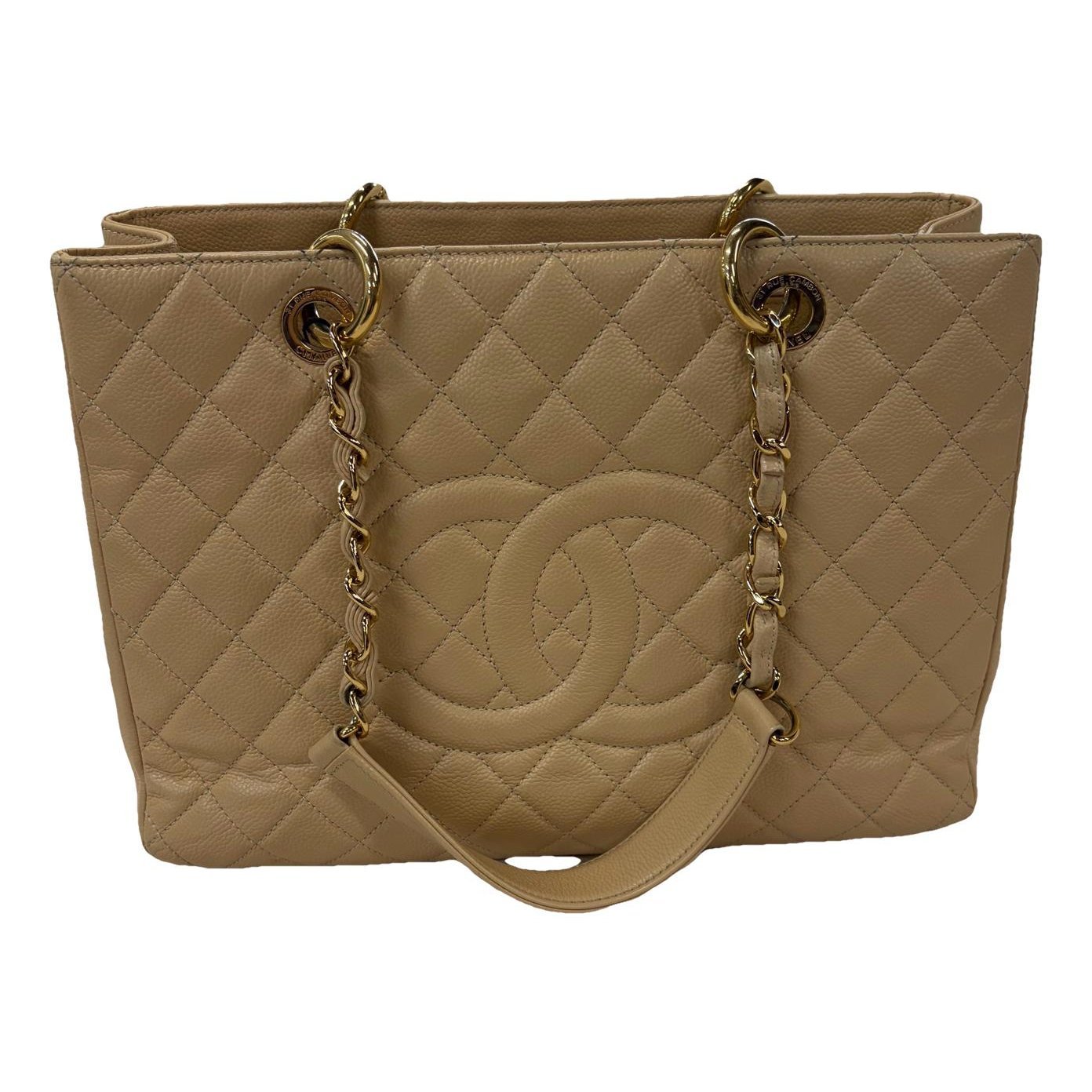 Grand shopping leather tote