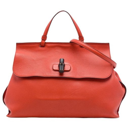 Bamboo leather satchel
