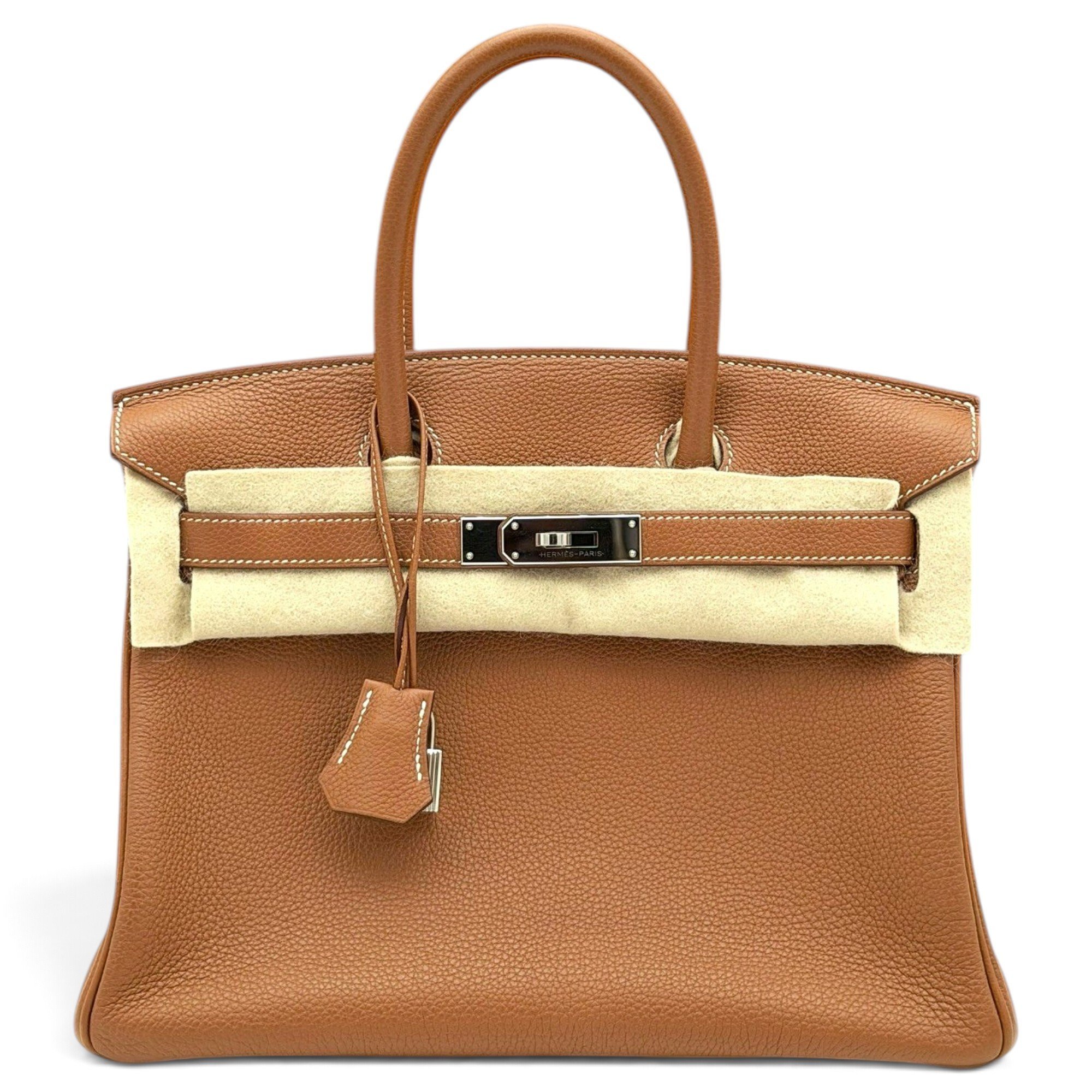 Hermes Birkin 30 Handbag Gold Togo Leather 2021