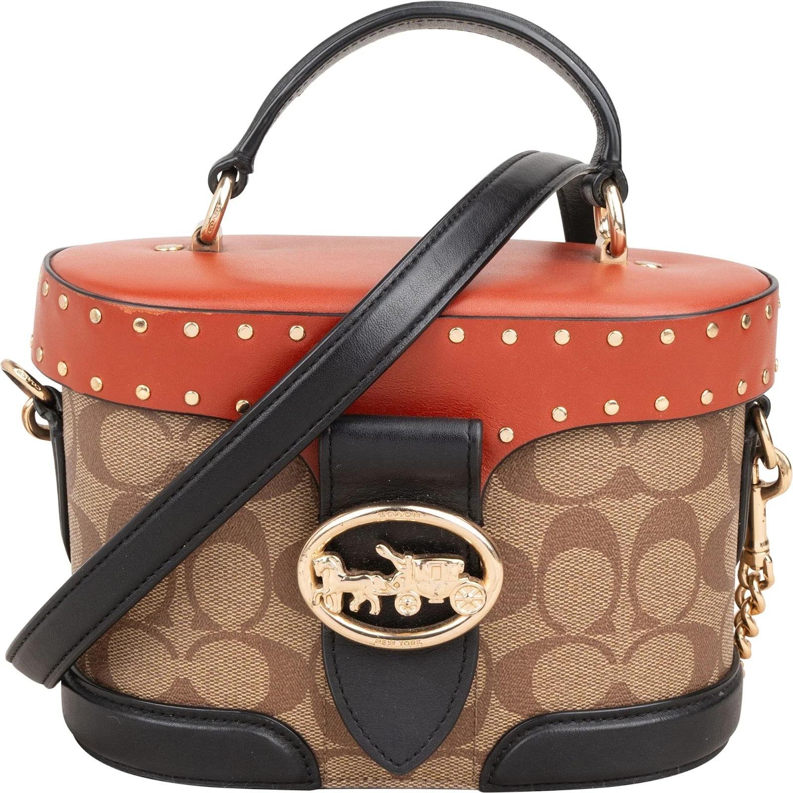 Signature Sufflette leather handbag