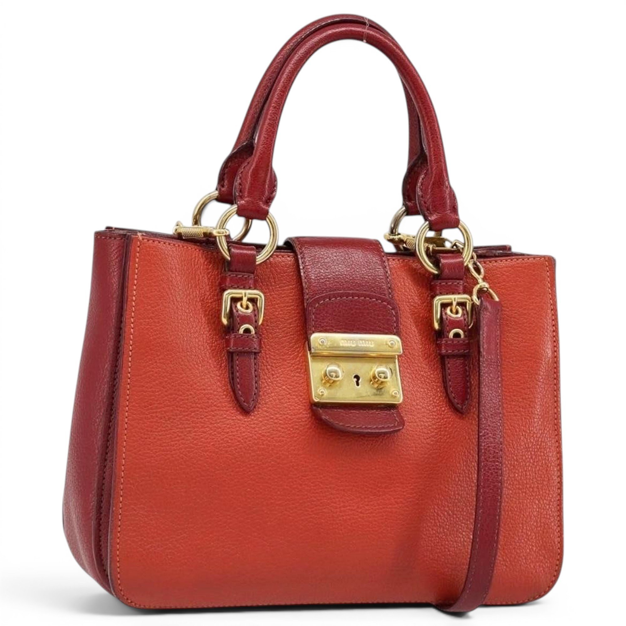 Leather handbag