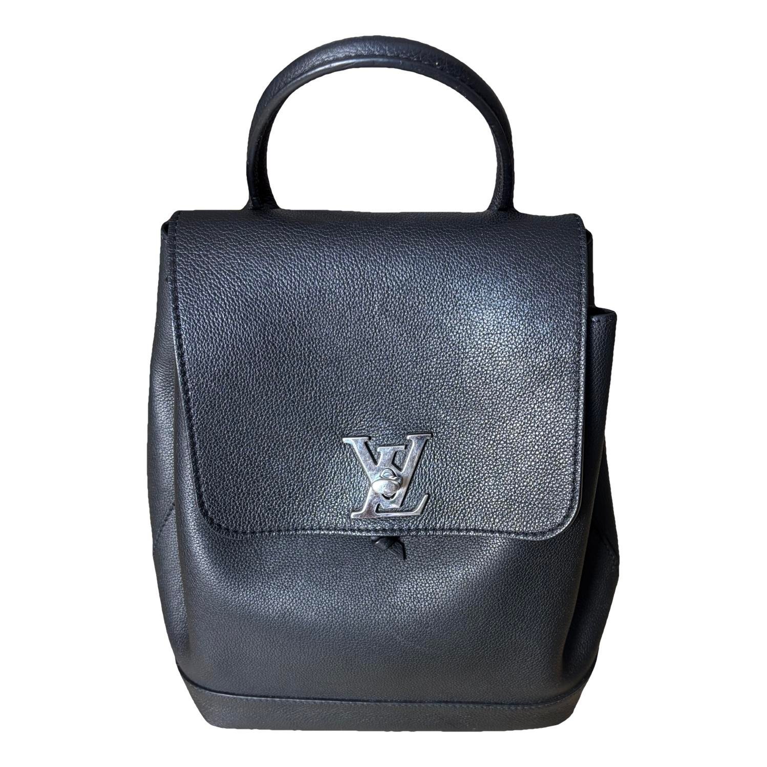 Lockme leather backpack