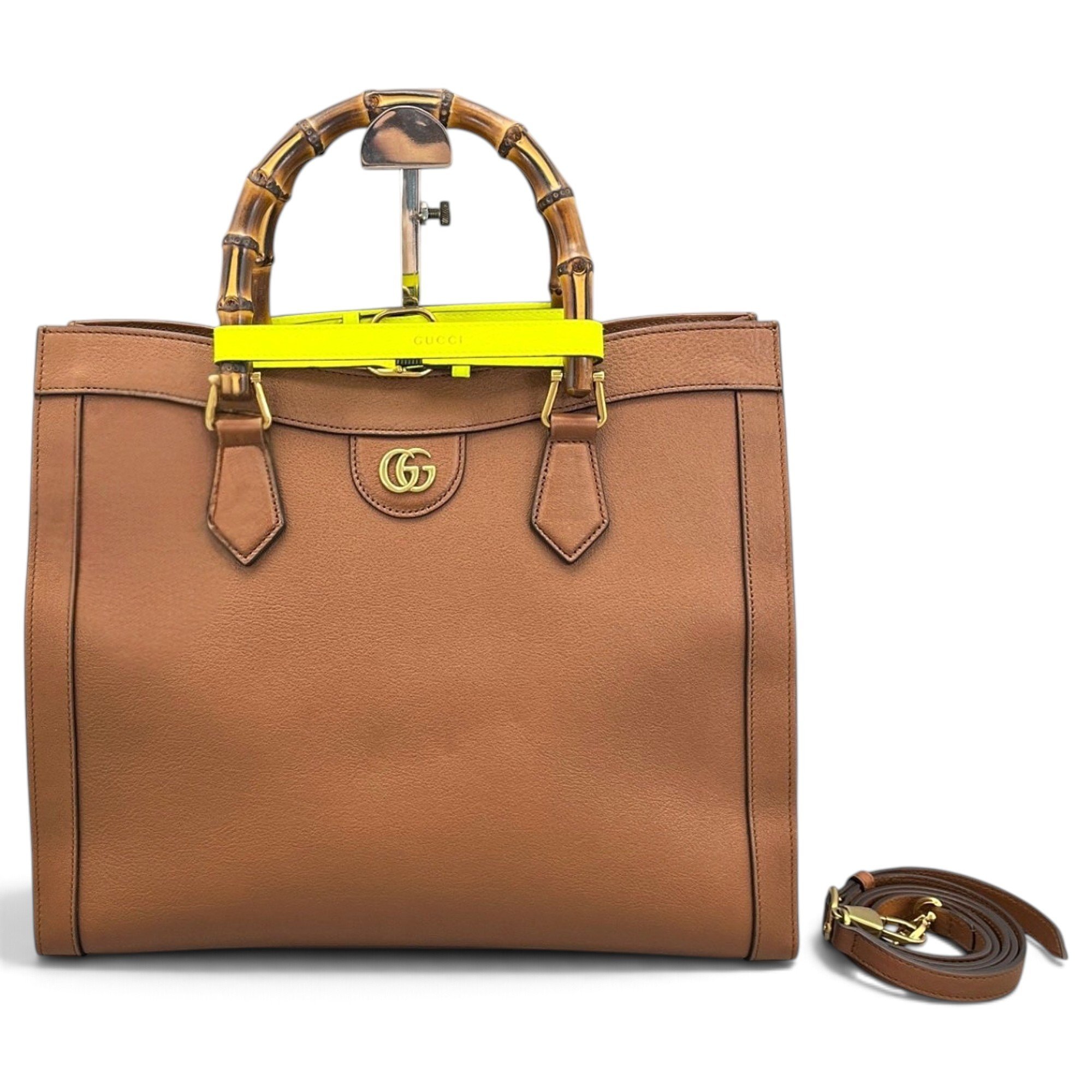 Diana Bamboo leather tote