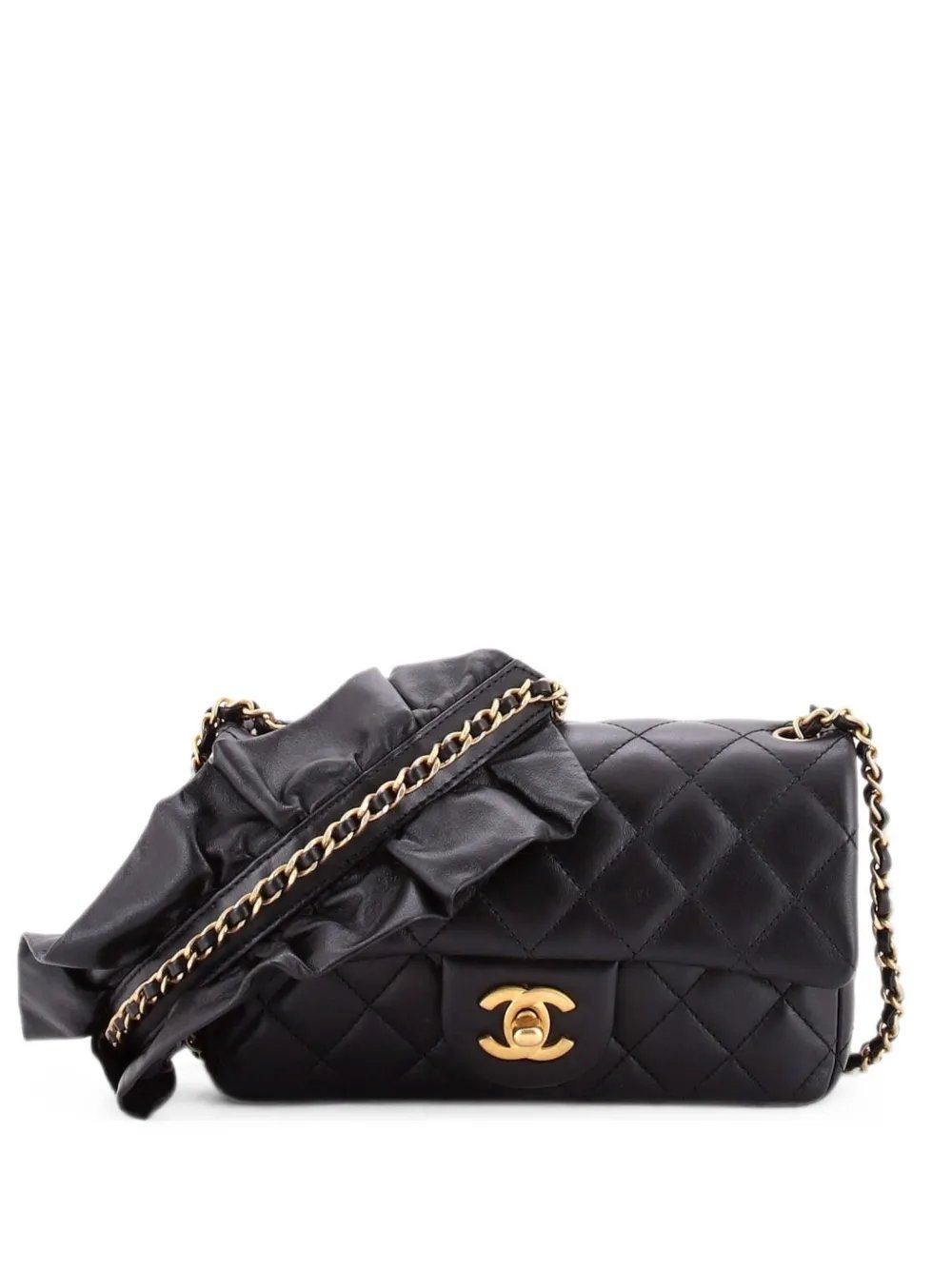 Romance Flap Bag Quilted Lambskin Mini crossbody bag