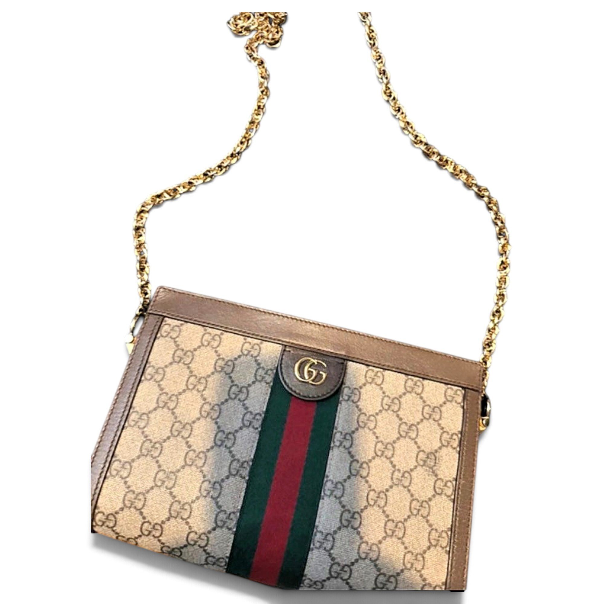 Ophidia Chain leather handbag