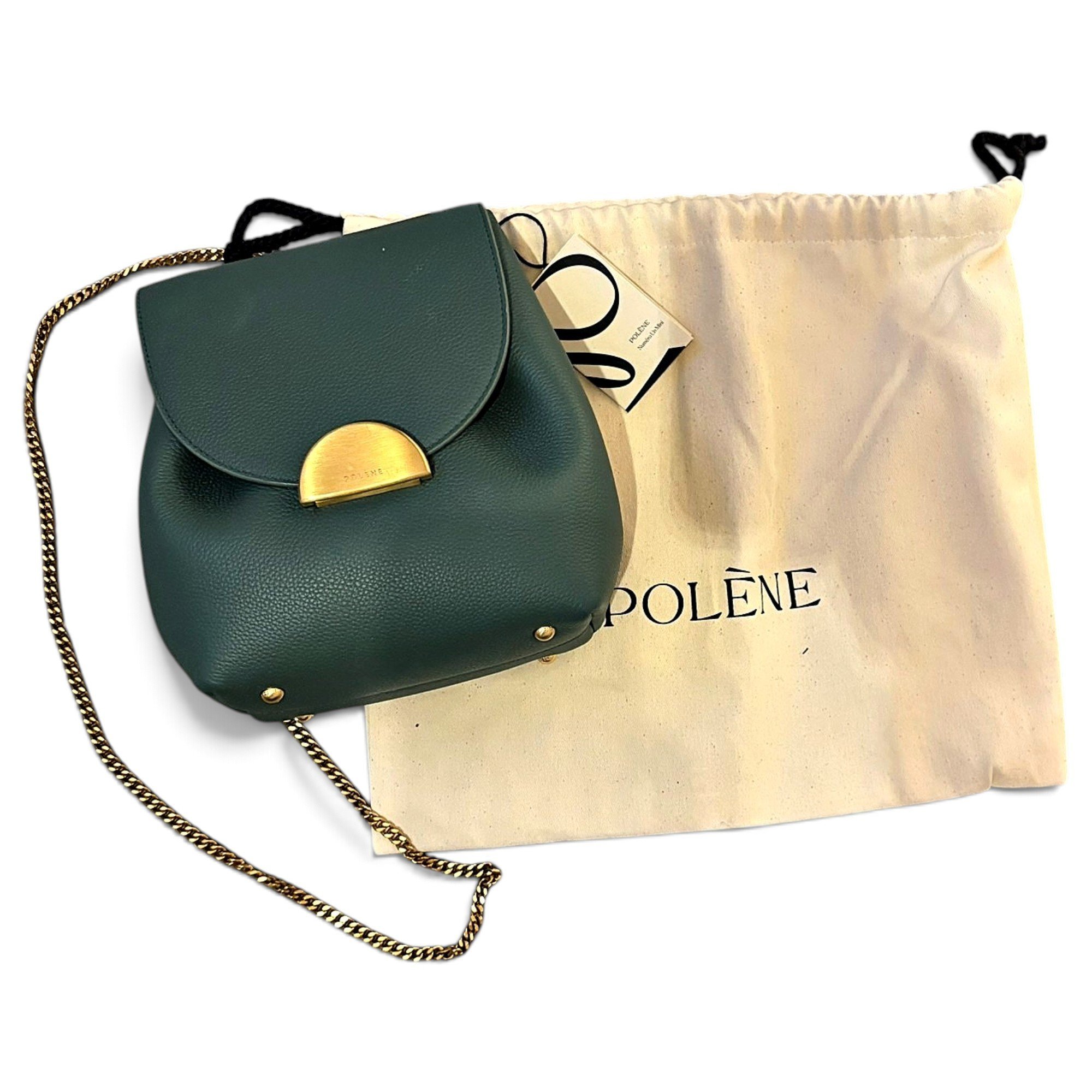 Polene Numéro un mini leather handbag