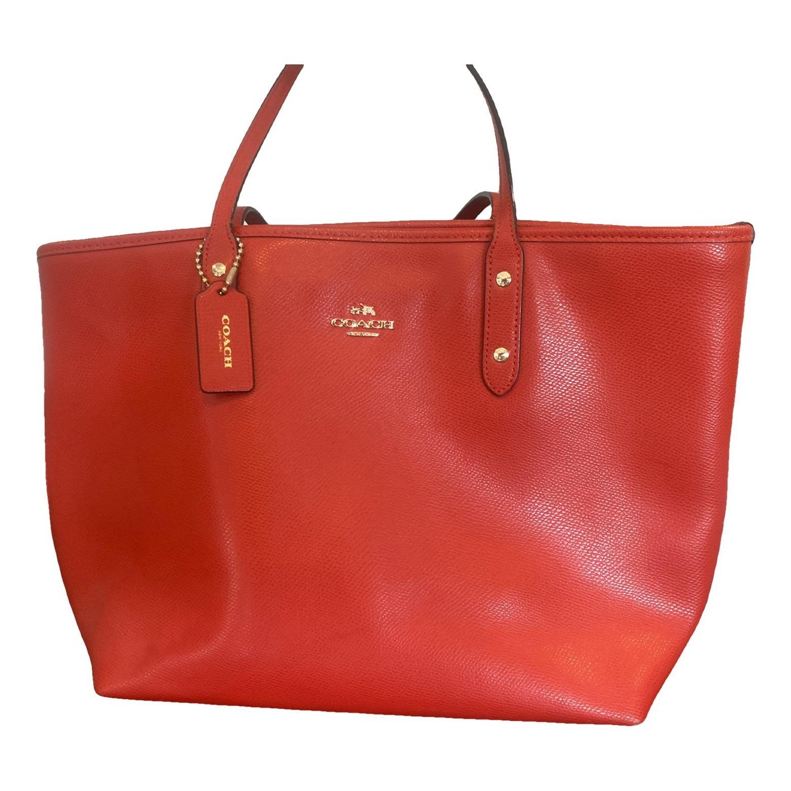 CITY ZIP TOTE leather tote