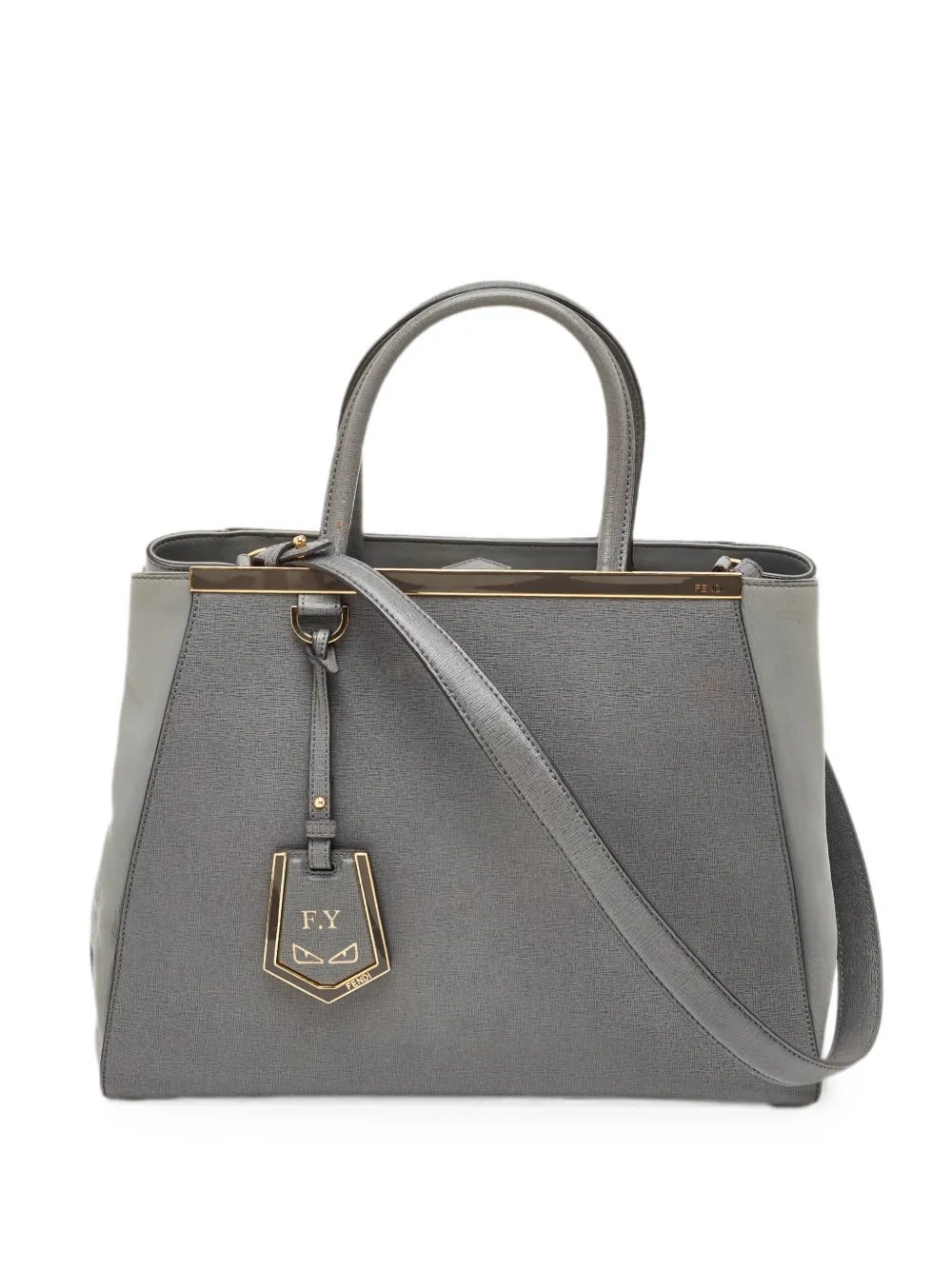 2013 medium 2Jours leather tote bag
