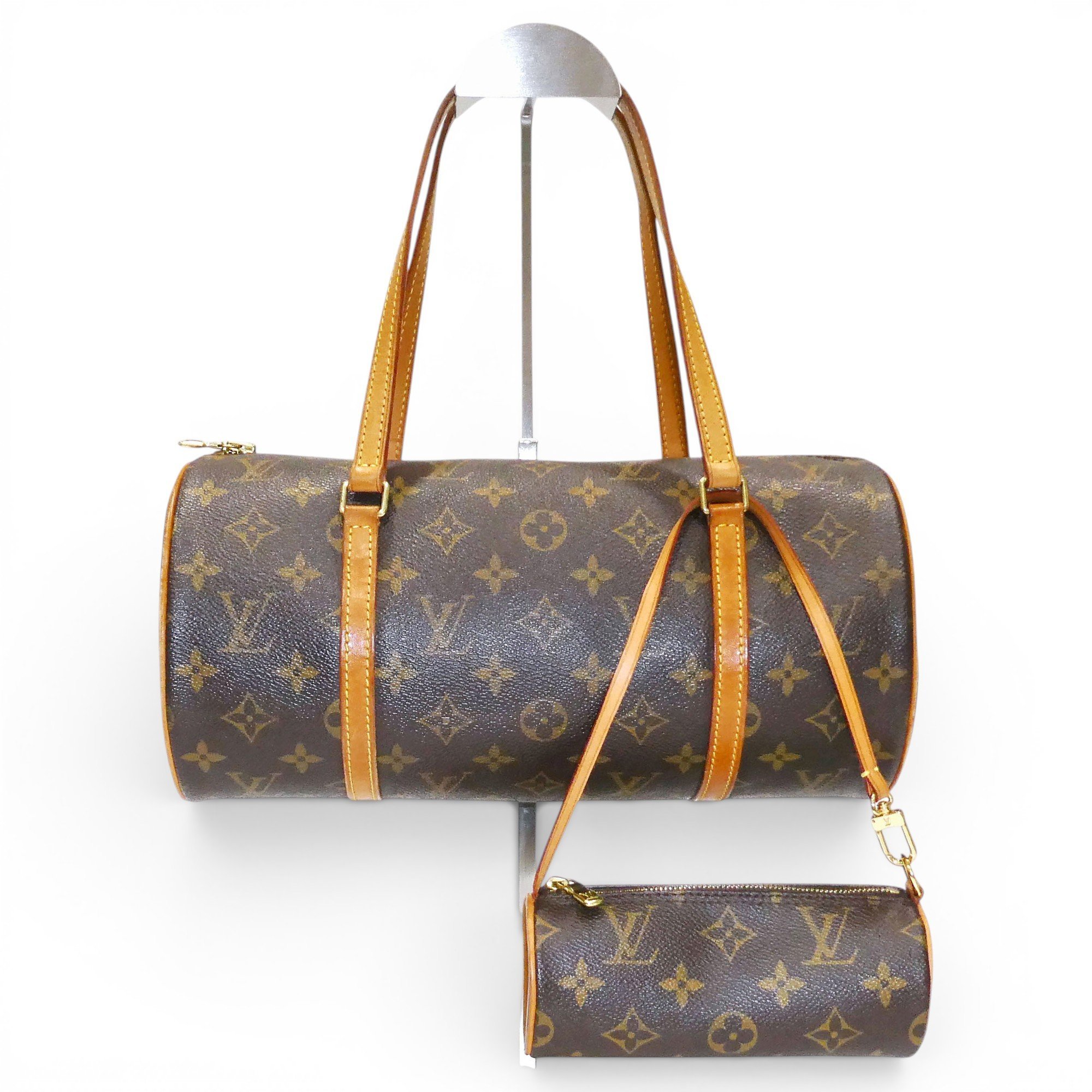 Papillon leather handbag