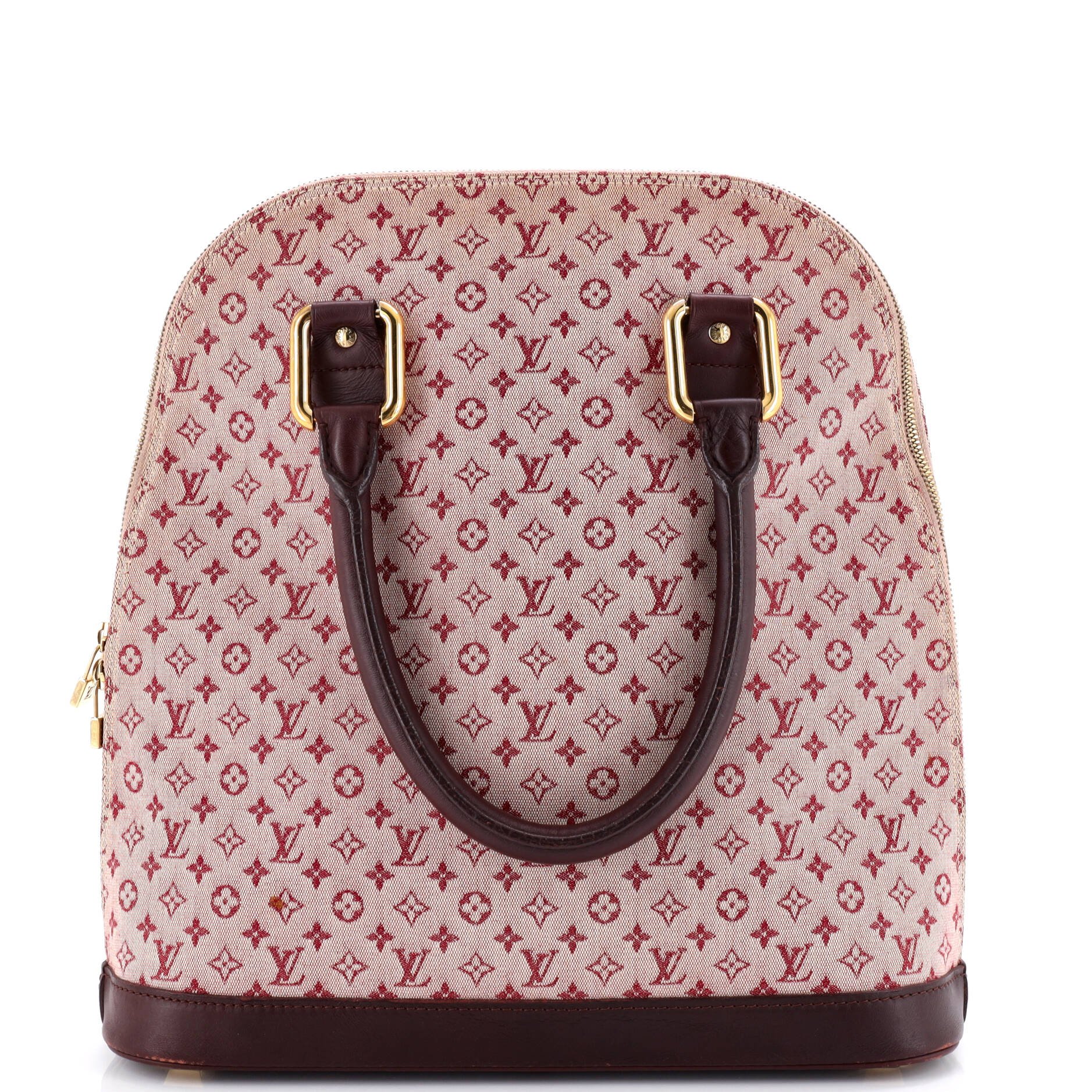Louis Vuitton Alma Handbag Mini Lin Haut