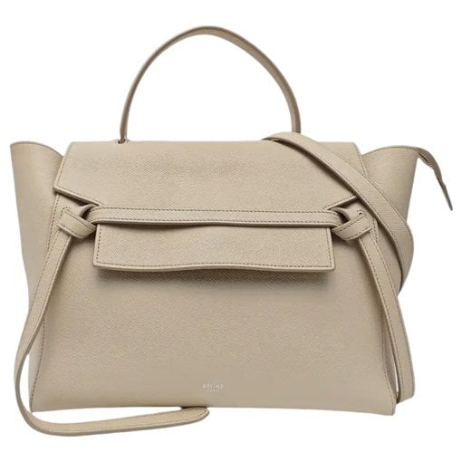 Belt leather handbag