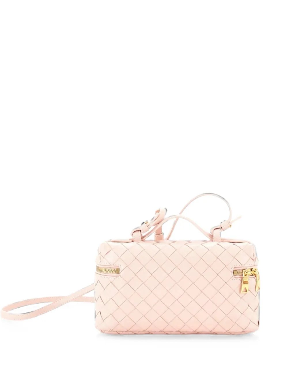 Bang Bang Vanity Case Intrecciato Leather crossbody bag