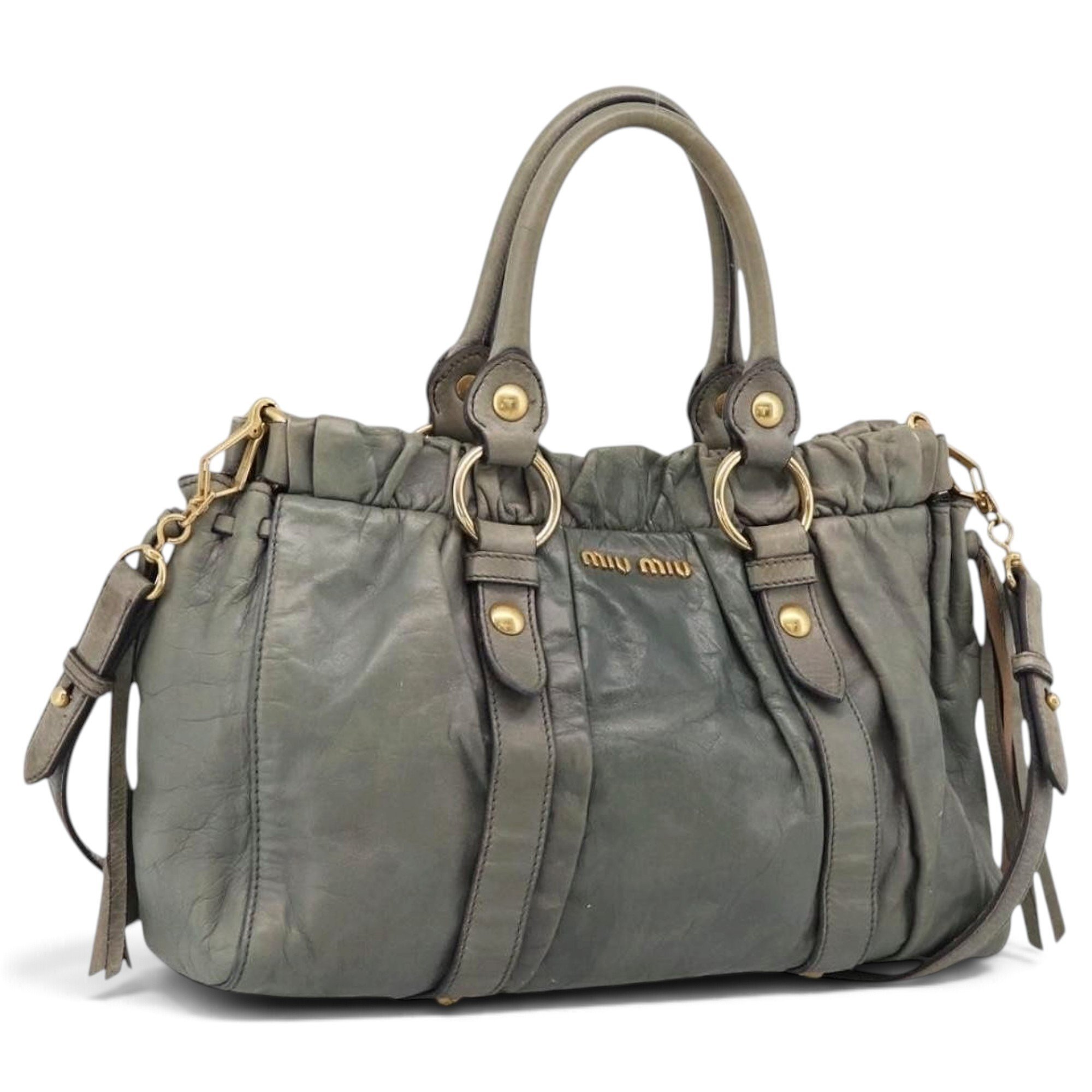Leather handbag