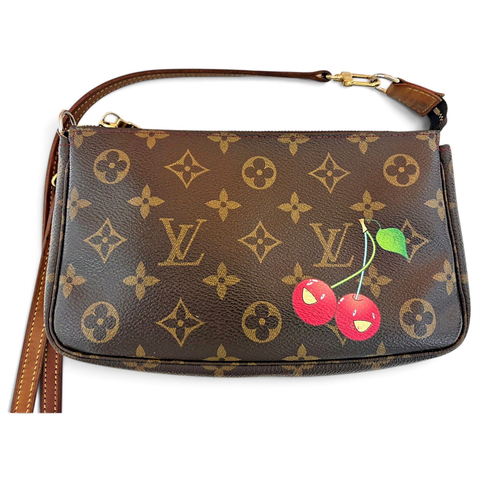 Louis Vuitton Pochette Accessoire cloth handbag
