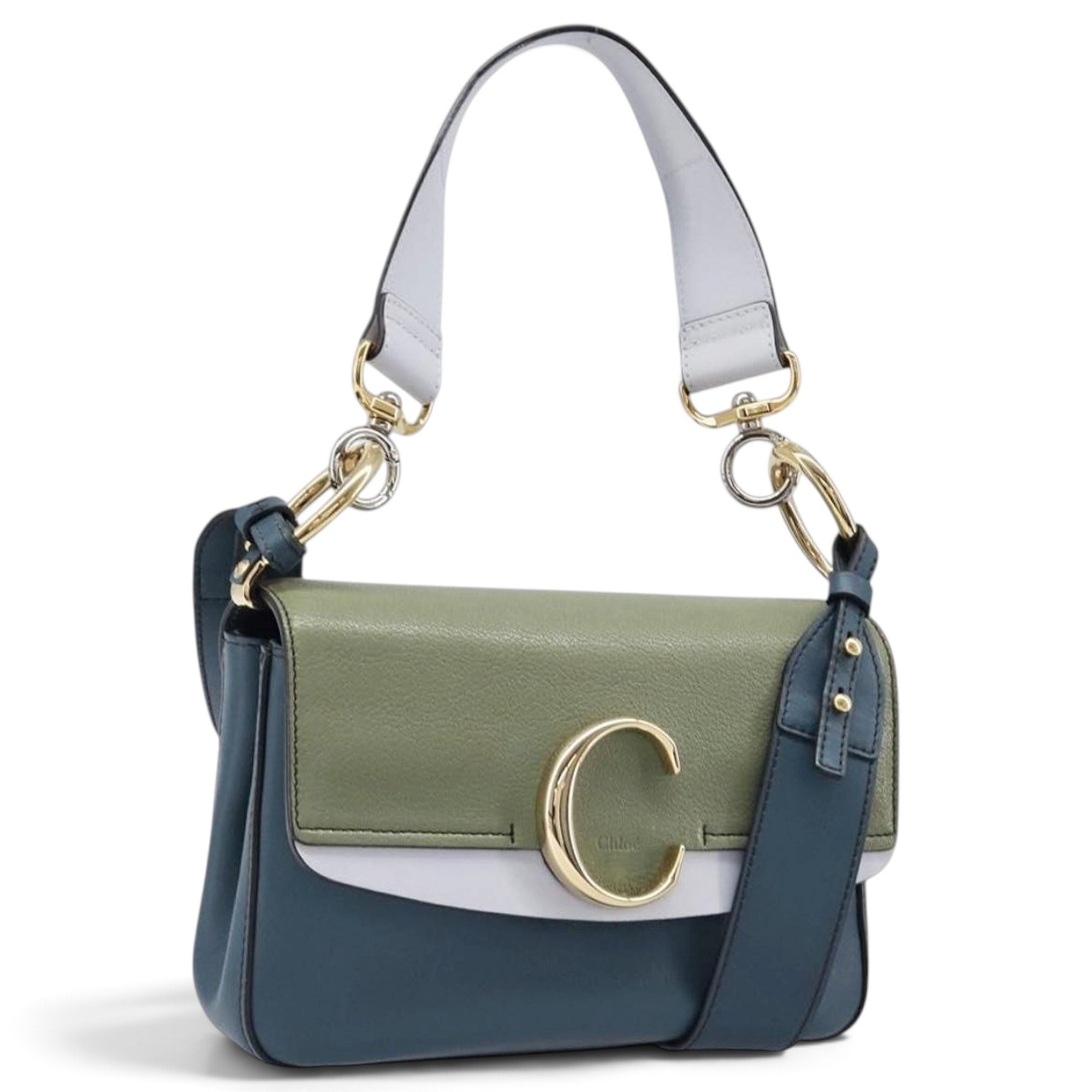 C leather handbag