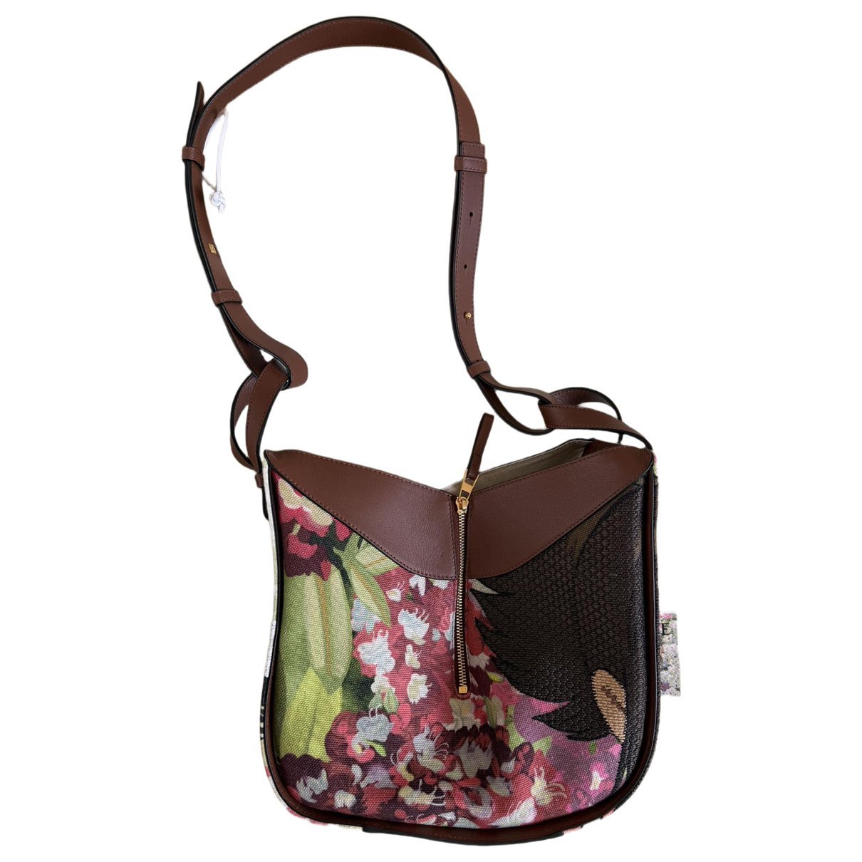 Hammock leather handbag