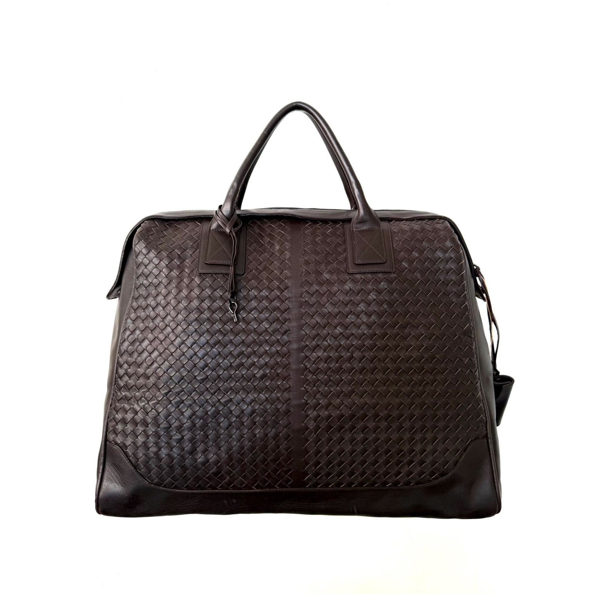Roma leather travel bag