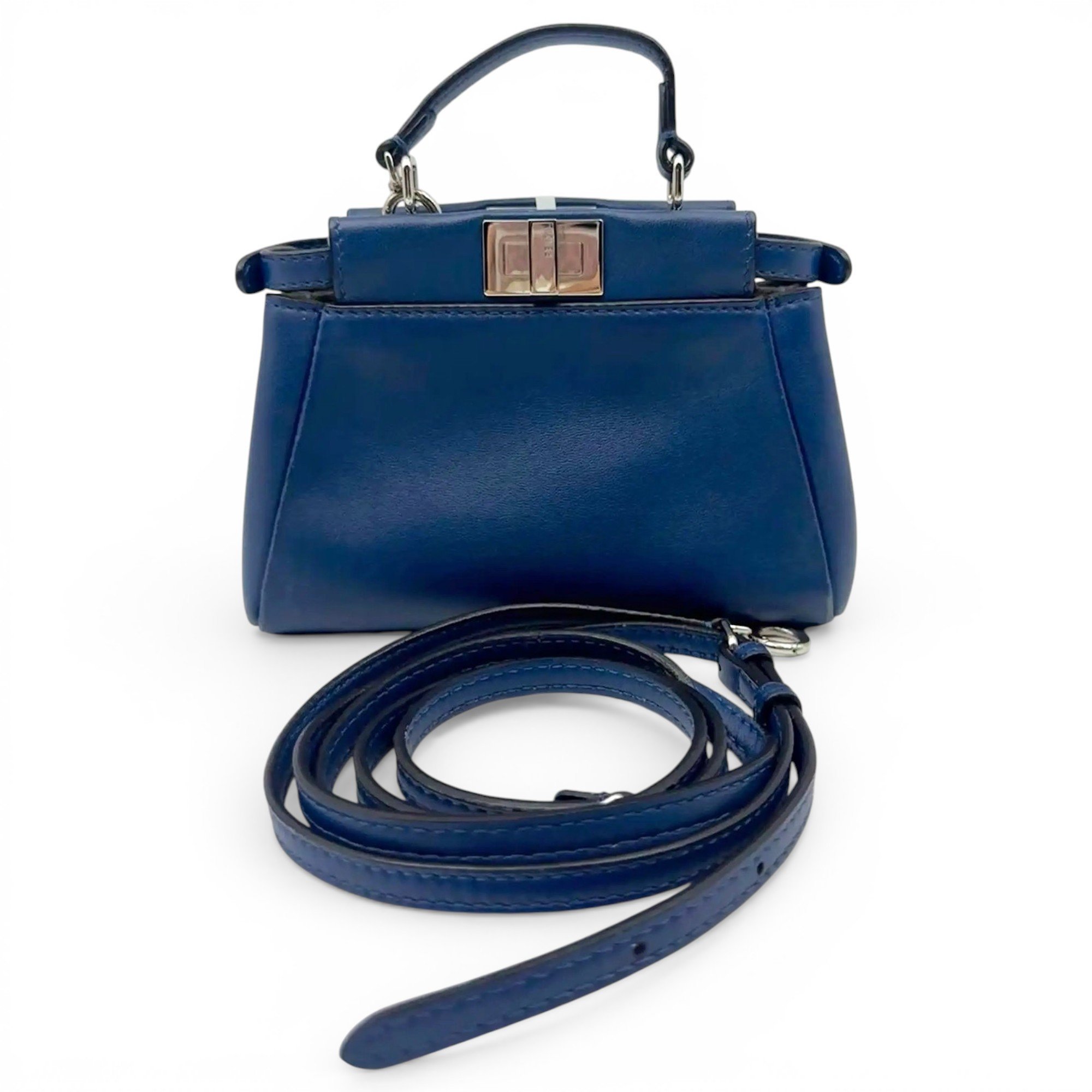 Peekaboo leather handbag