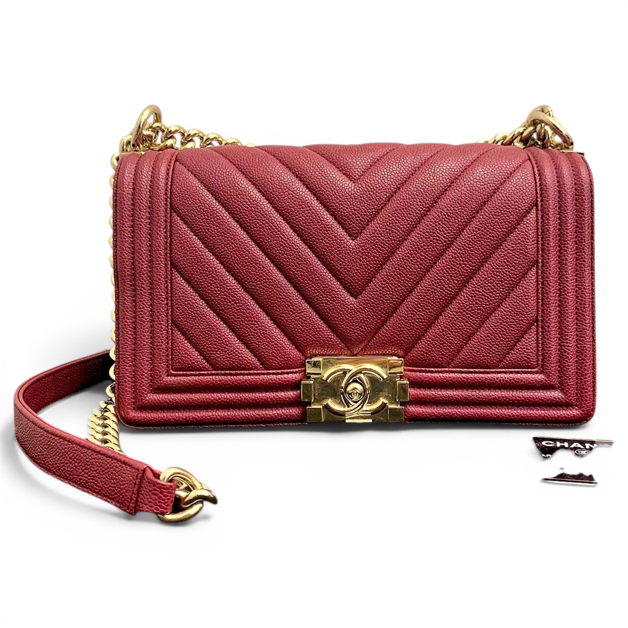 Boy leather crossbody bag
