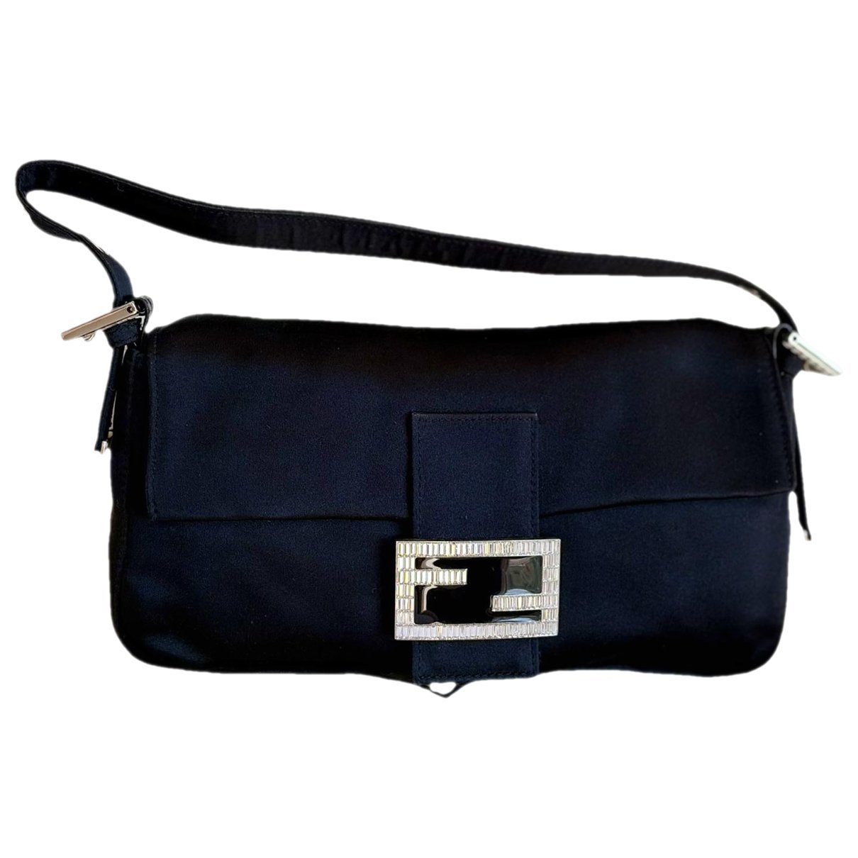 Baguette glitter handbag